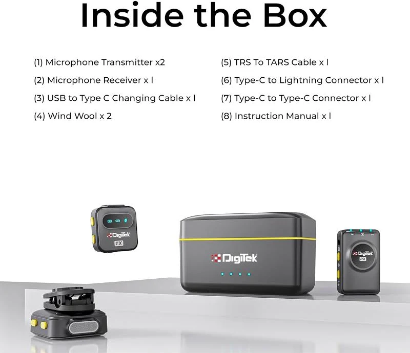 Digitek DWM-118 2-in-1 Wireless Microphone