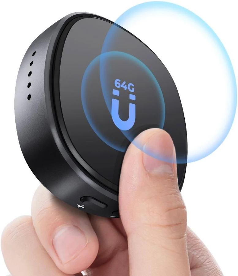 k&f concept Mini Voice Recorder Voice-activated & Magnetic Capacity Noise Cancelling