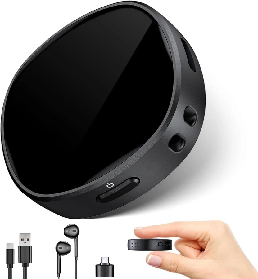 k&f concept Mini Voice Recorder Voice-activated & Magnetic Capacity Noise Cancelling