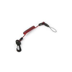 Coil E-Tether With Poly Clip