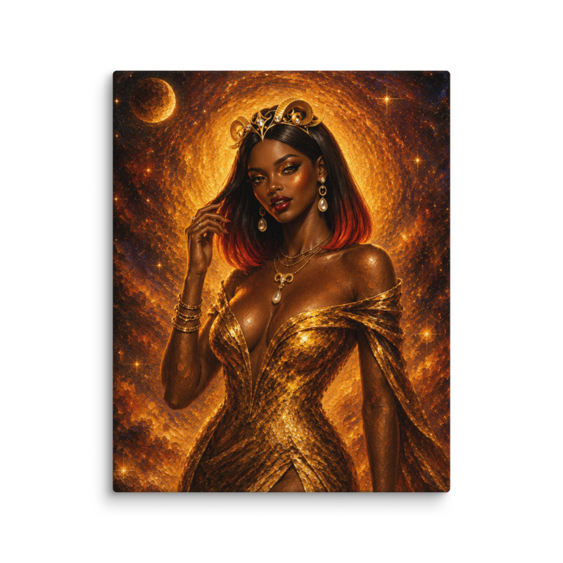 "Regal Ascension" | Aries Inspired Canvas Print