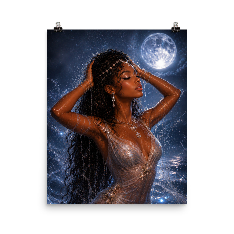 "Sacred Tides" | Cancer Inspired Poster