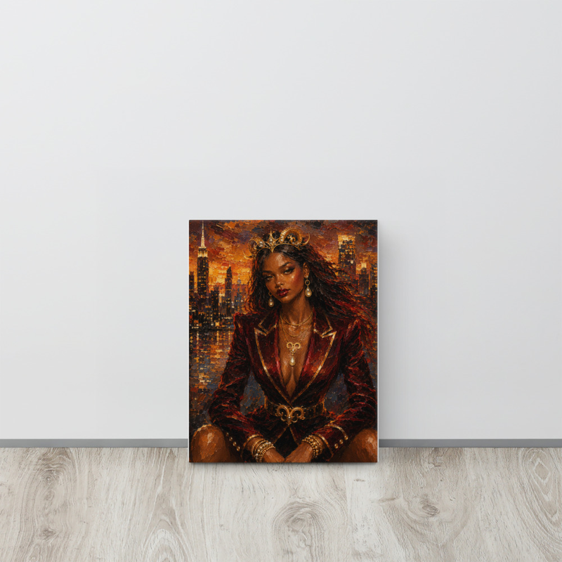 "Ember Crown" | Aries Inspired Canvas Print