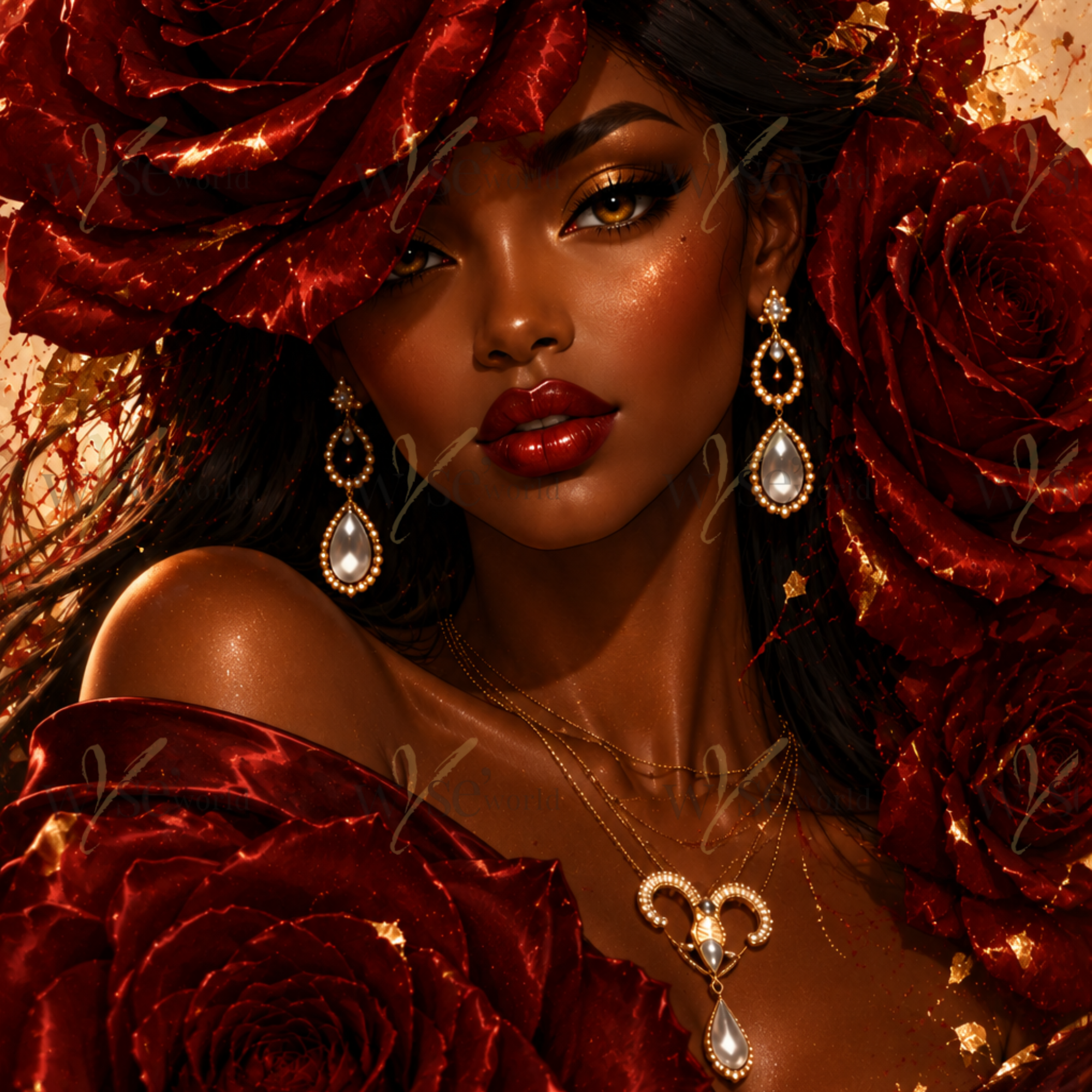 The Wild Bloom Collection | Floral Goddess Digital Art