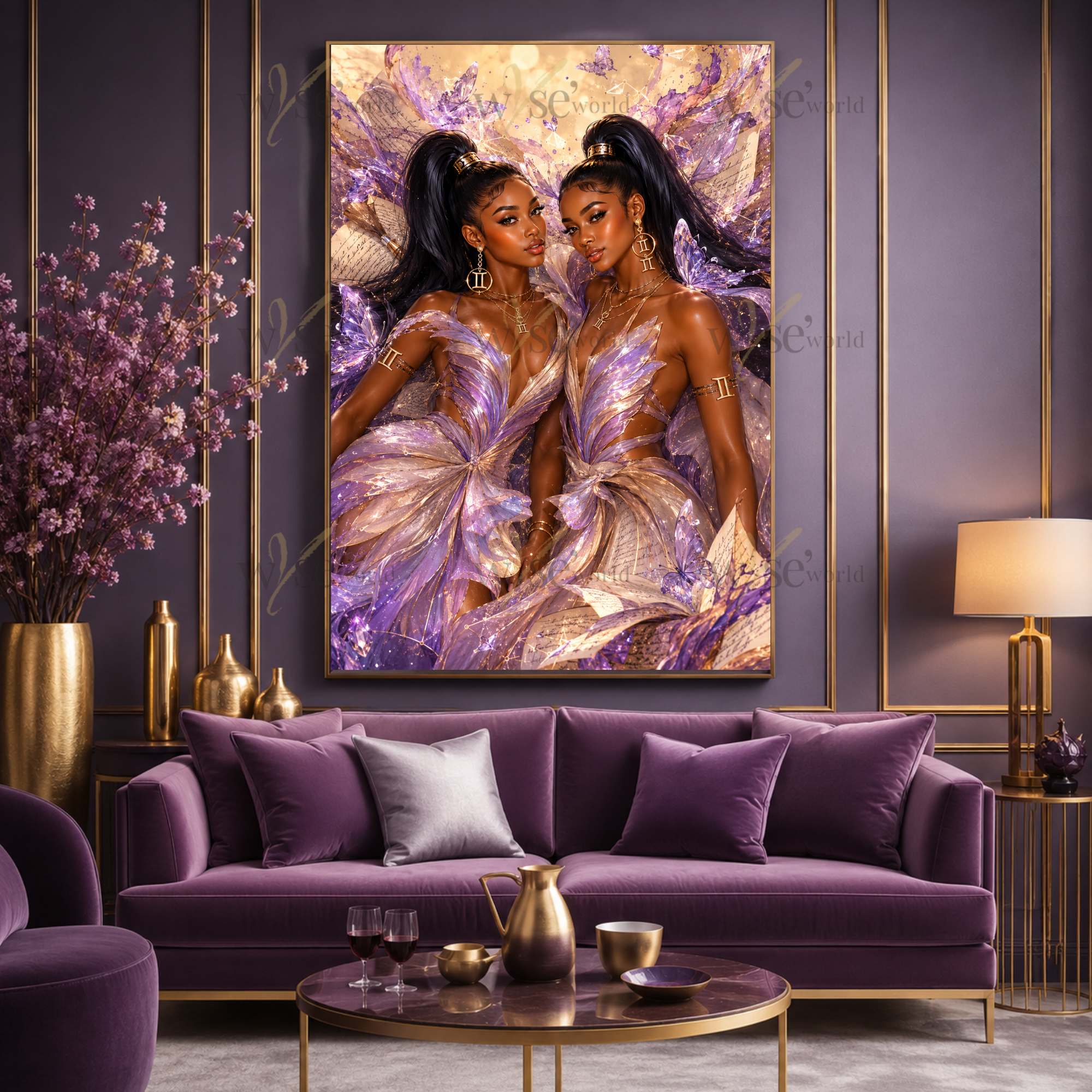 "Symmetry" | Gemini Inspired Canvas Print