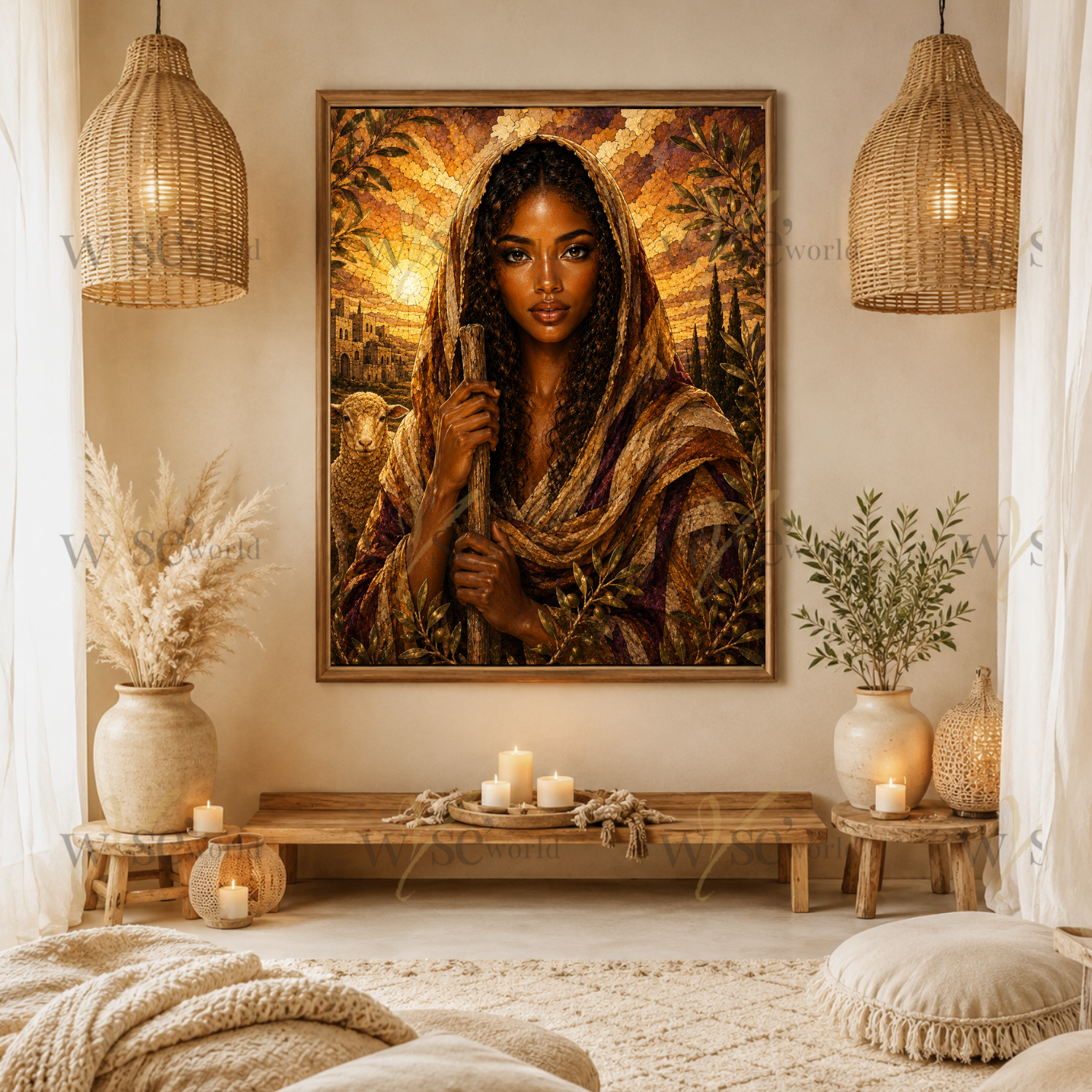 "Faithful Journey" | Mary Magdalene Digital Art 