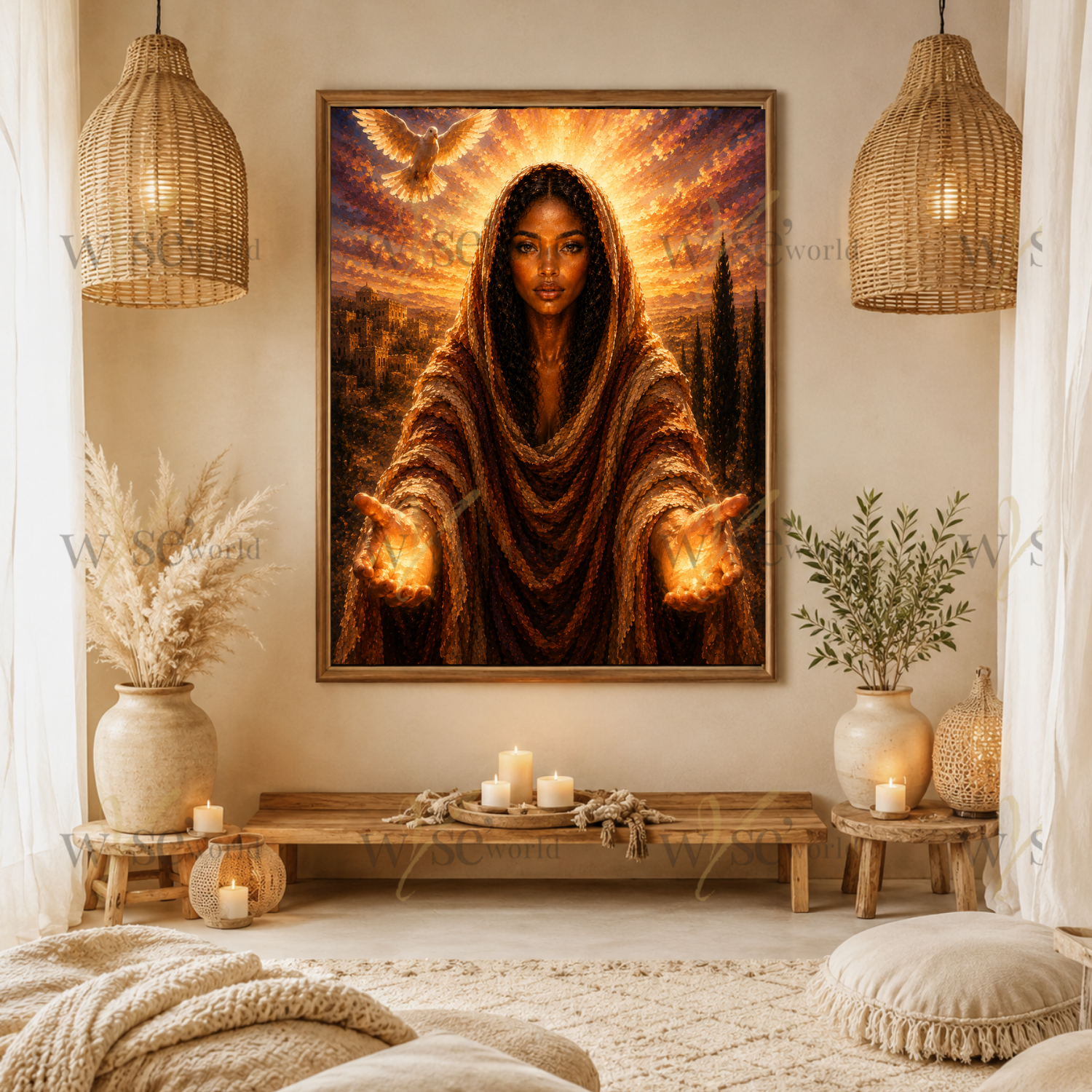 "Offering of Devotion" | Mary Magdalene Digital Art 