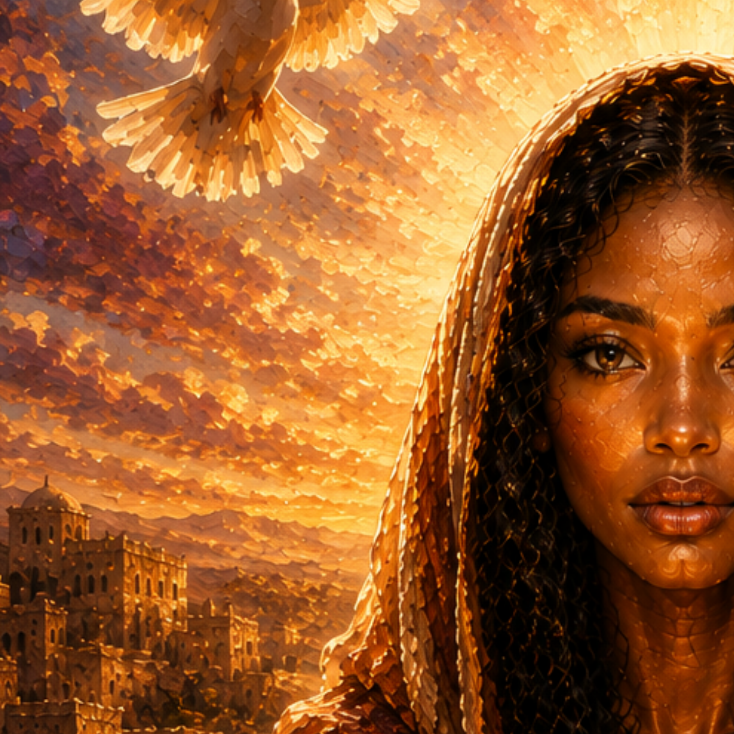 "Offering of Devotion" | Mary Magdalene Digital Art 