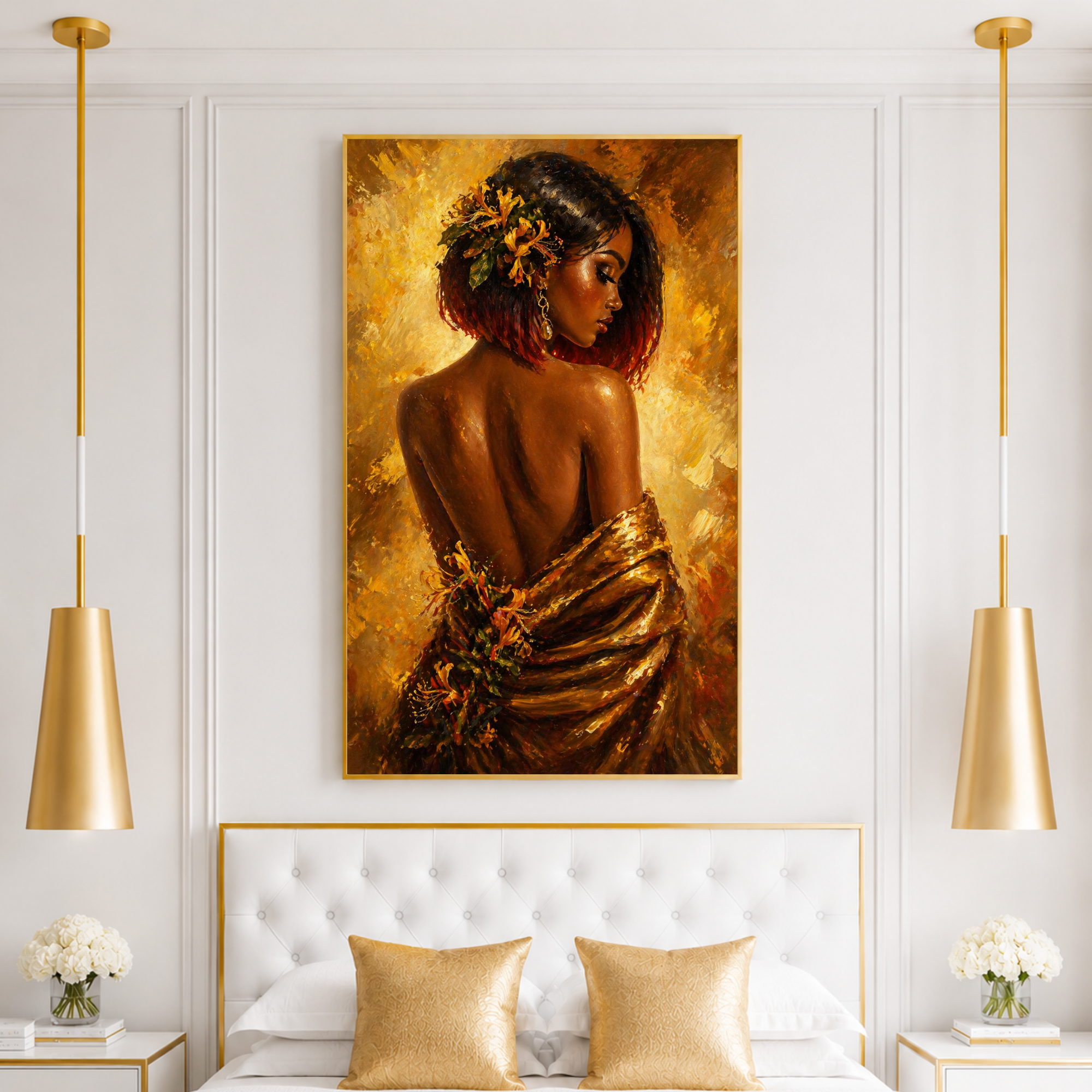 "Honeysuckle Reverie" | Aries Canvas Wall Art
