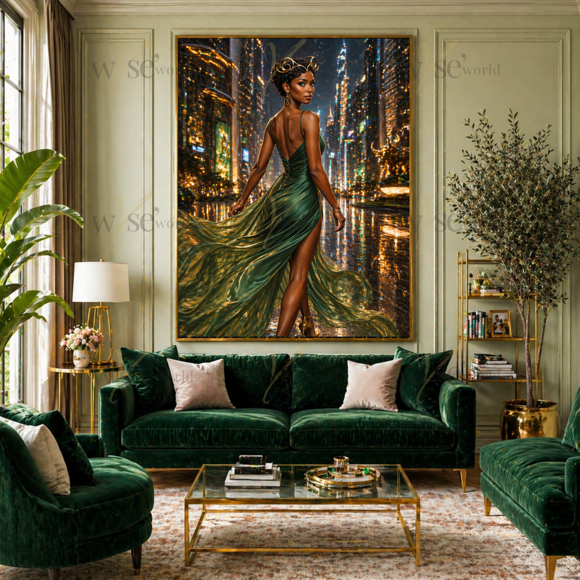 "Venus in Green" | Taurus Digital Art 