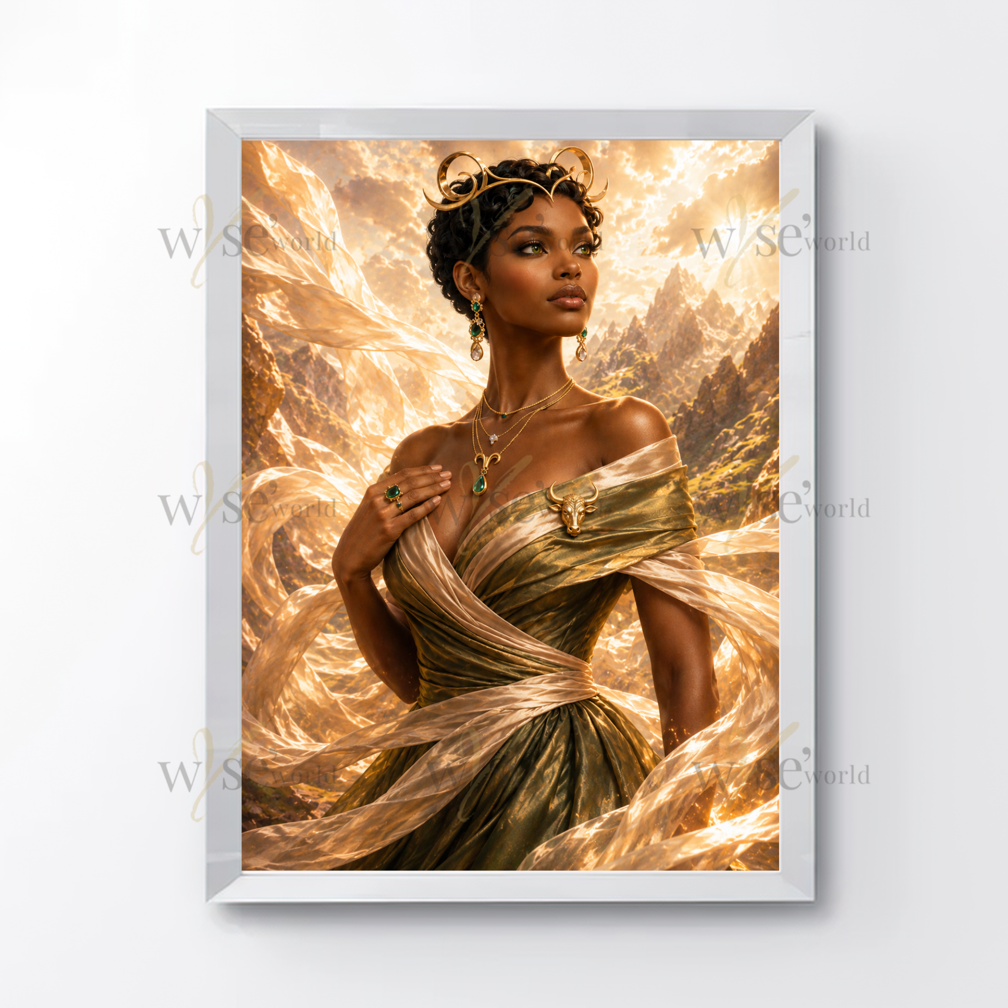 "Unmoved by the Storm" | Taurus Digital Art