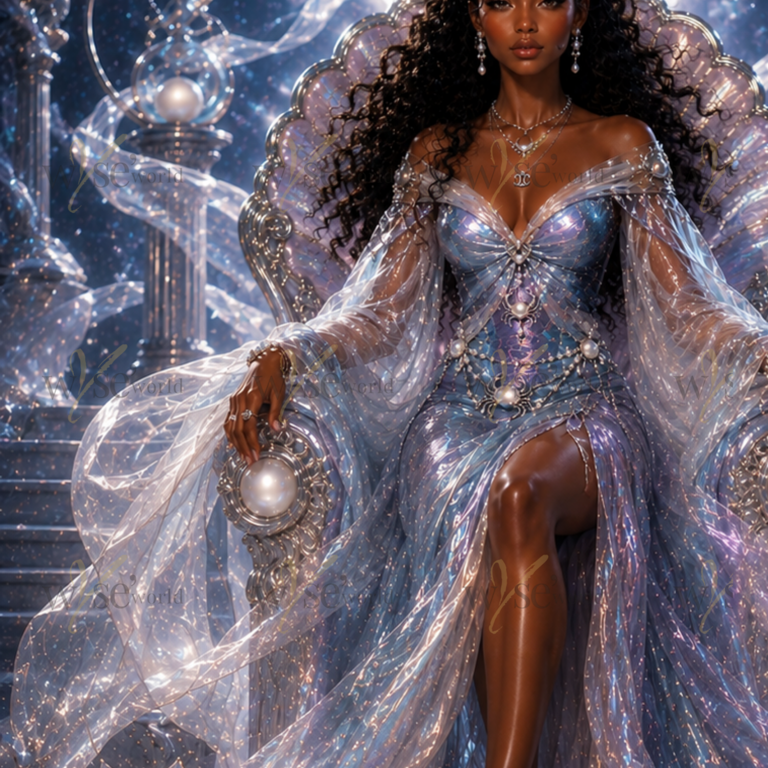 "Divine Protector" | Cancer Digital Art