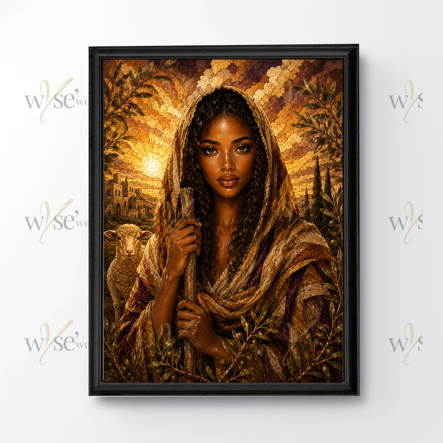 "Faithful Journey" | Mary Magdalene Digital Art 