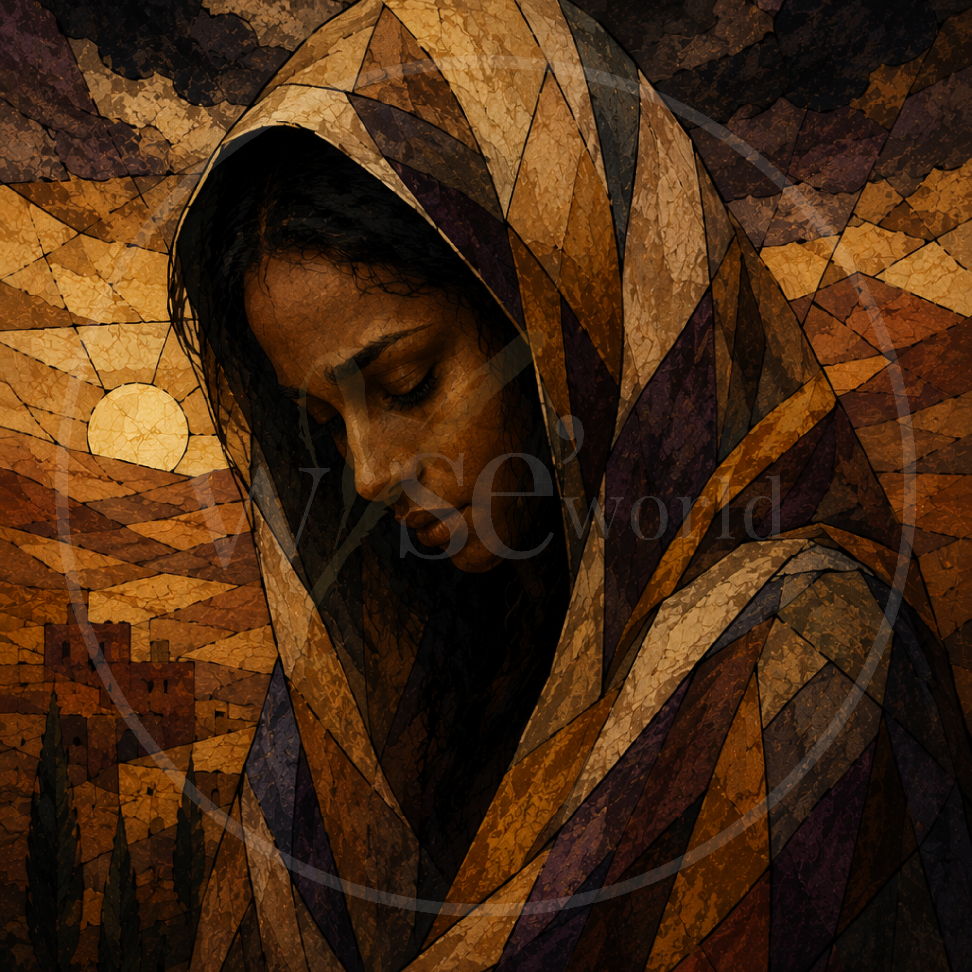"Tears of Redemption" | Mary Magdalene Digital Art 