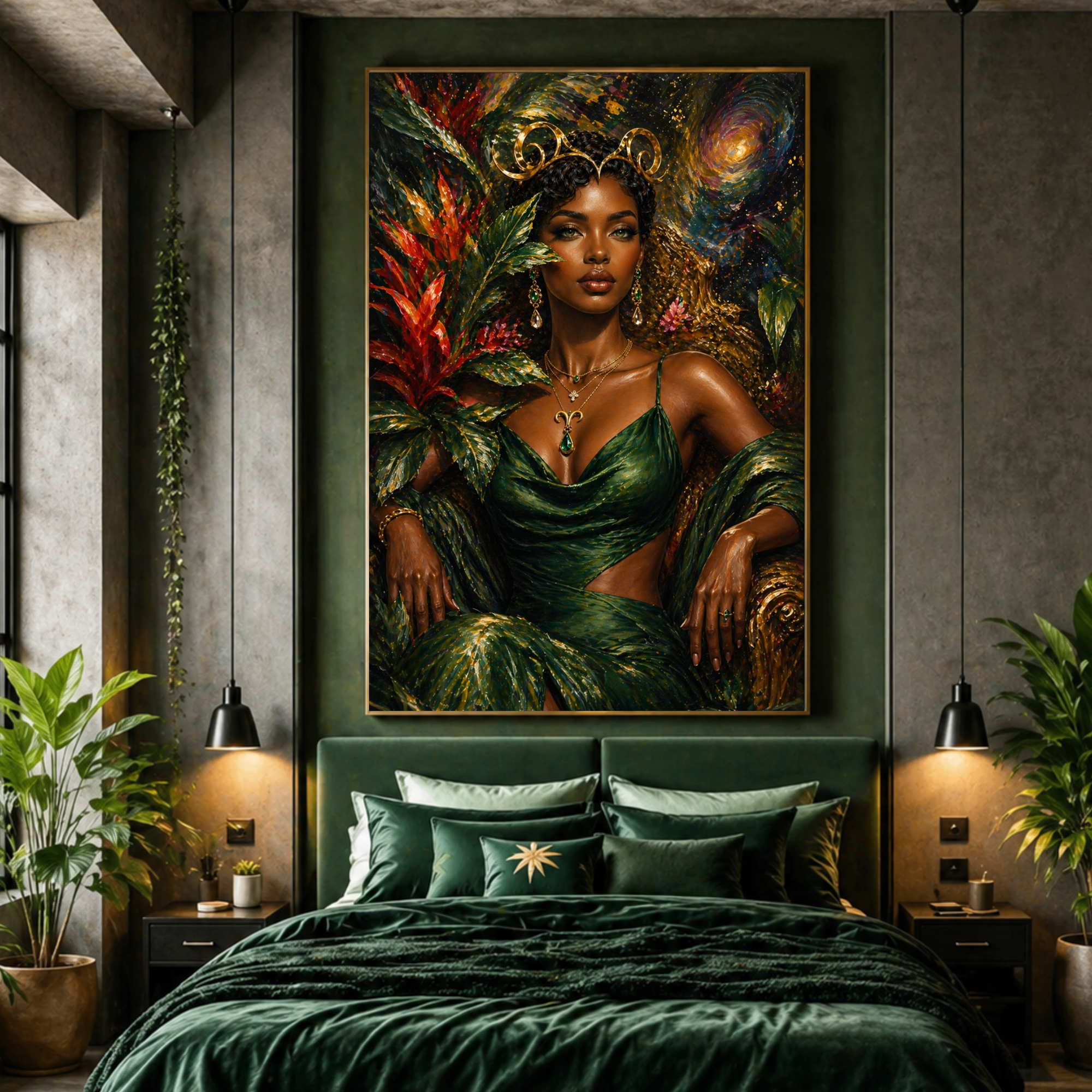 "Lush Dominion" | Taurus-Inspired Canvas Print