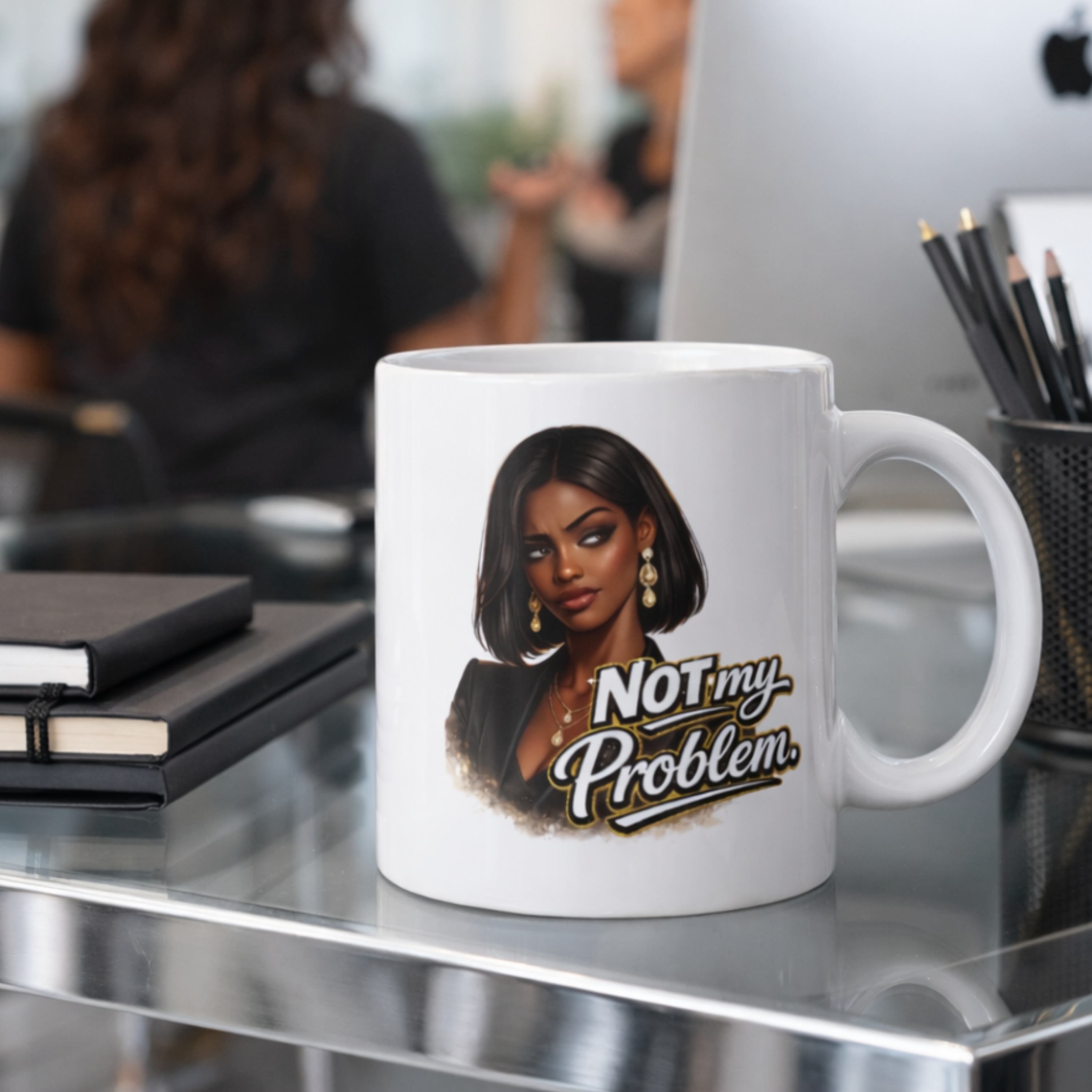 "Office Attitude" | Black Girl Clip Art | Digital Download