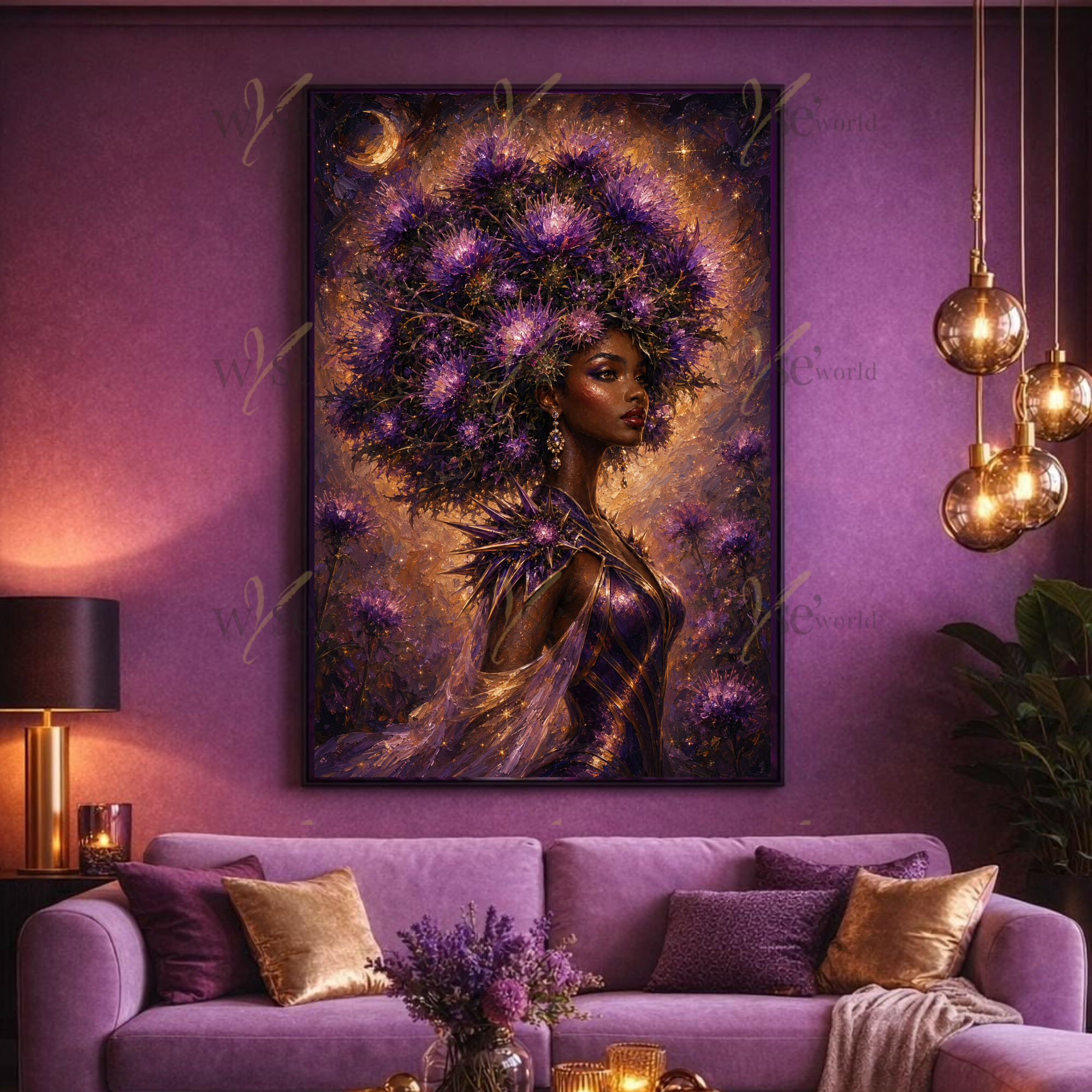 "Thorns of Courage" | Aries Inspired Canvas Print
