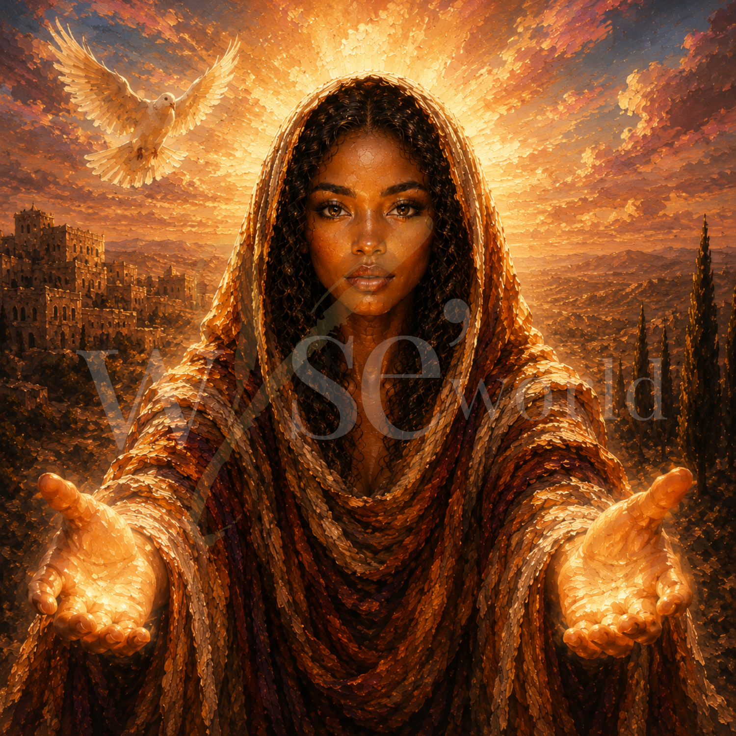 "Offering of Devotion" | Mary Magdalene Digital Art 