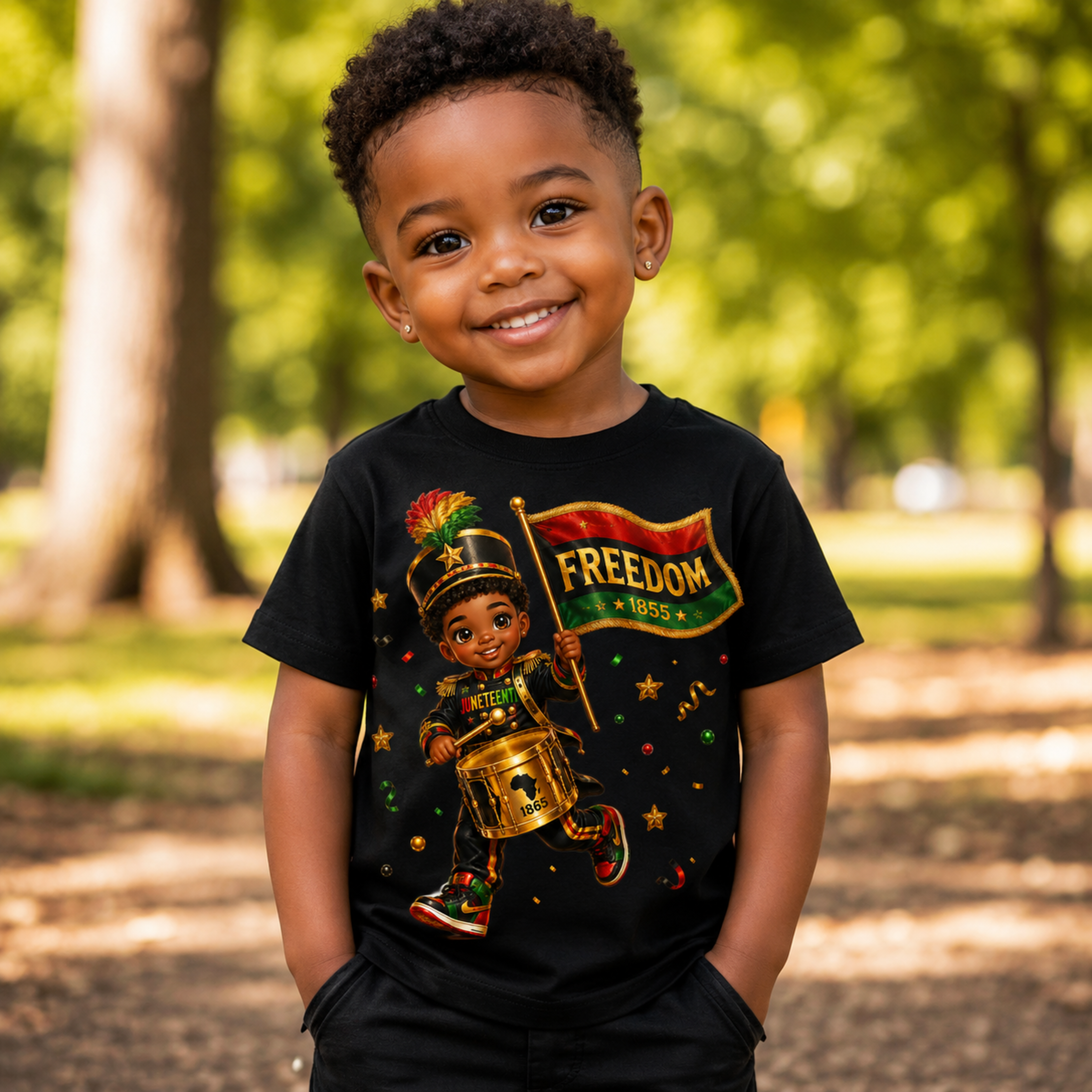 "Juneteenth" | Cute Chibi Black Boy | Clip Art Bundle