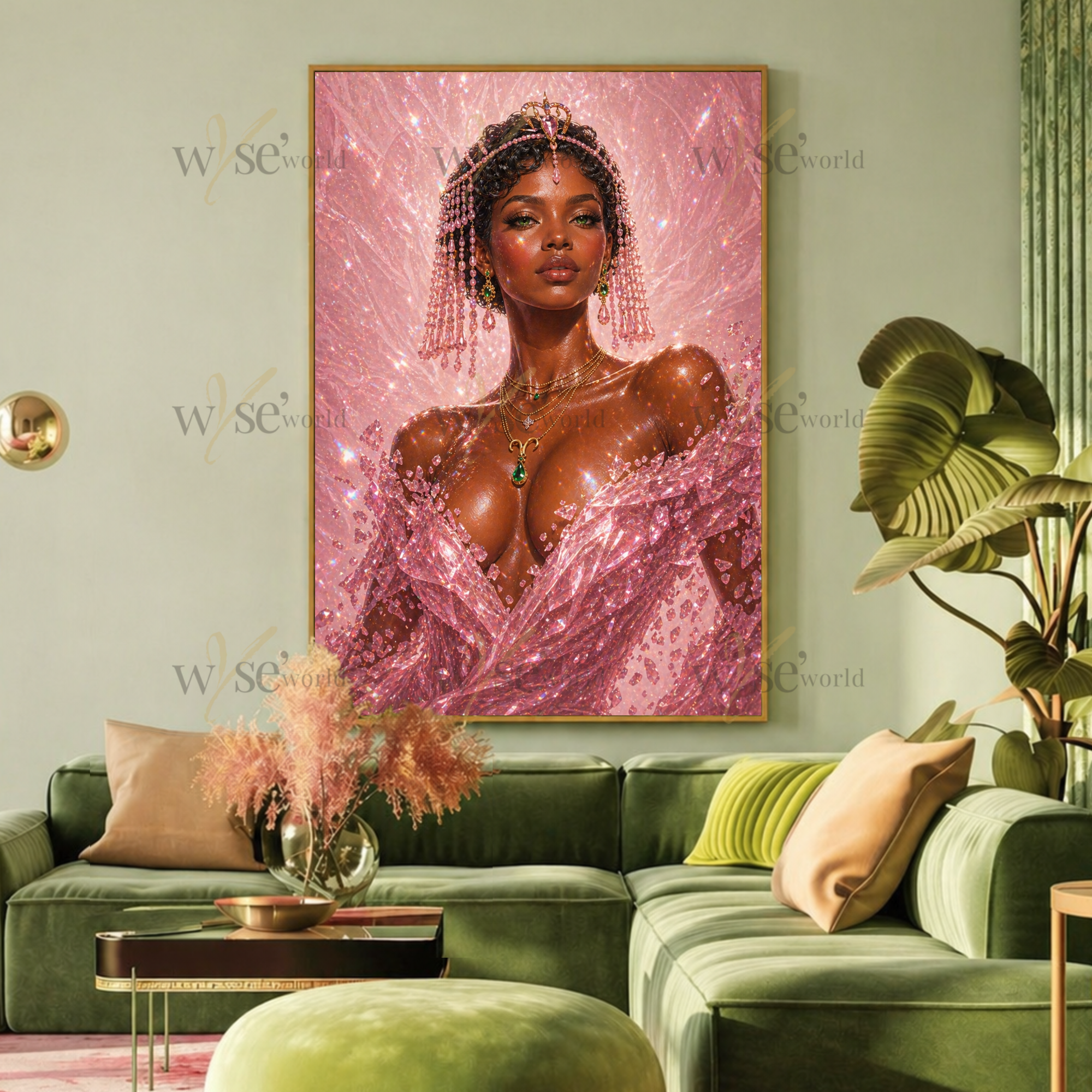 "Crystal Rose Muse" | Taurus Digital Art