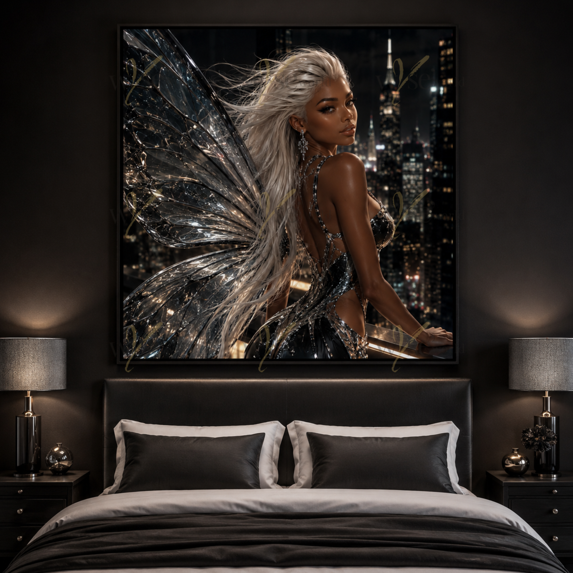"Metropolis" | Butterfly Goddess Wall Art