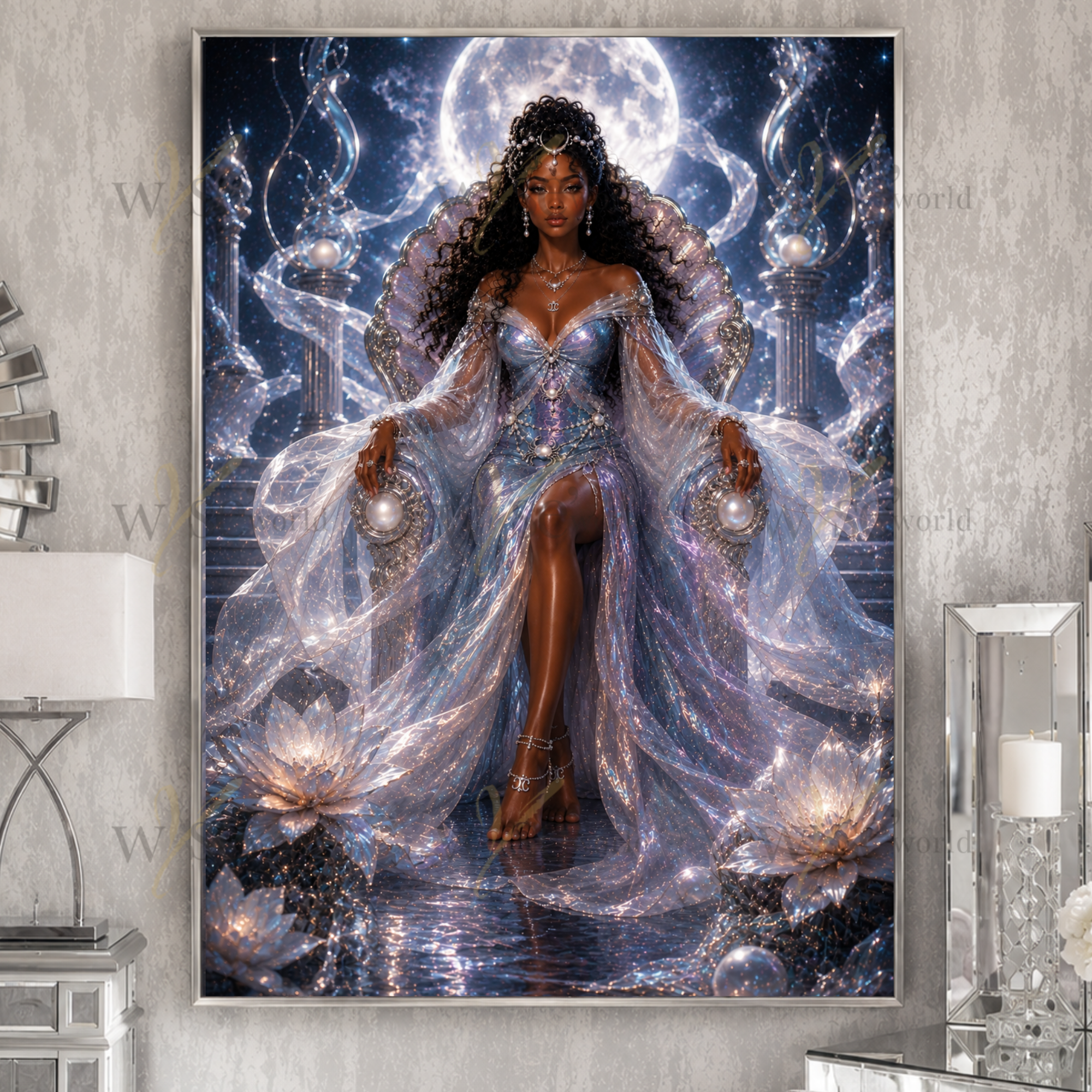 "Divine Protector" | Cancer Digital Art