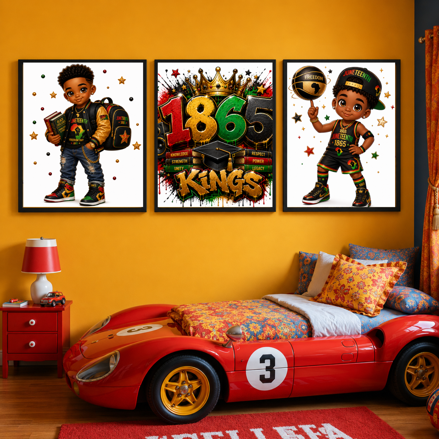 "Juneteenth" | Cute Chibi Black Boy | Clip Art Bundle
