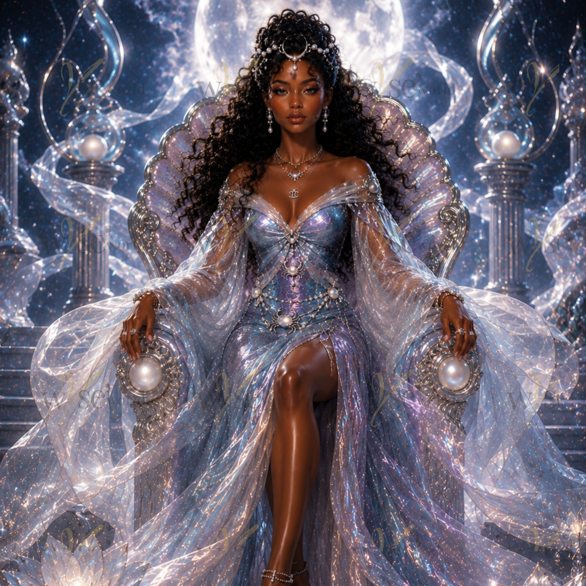 "Divine Protector" | Cancer Digital Art