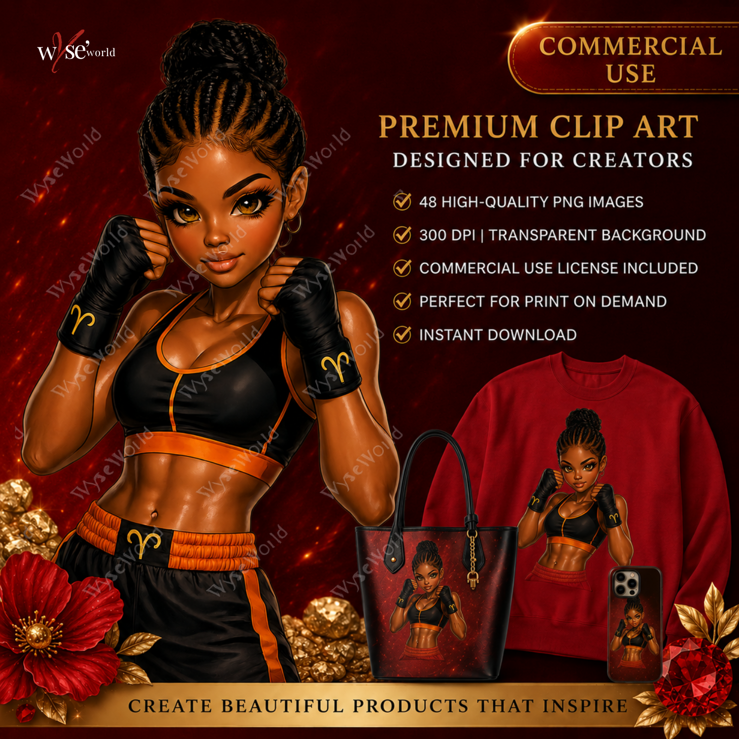 "Aries Mindset" | Clip Art Bundle