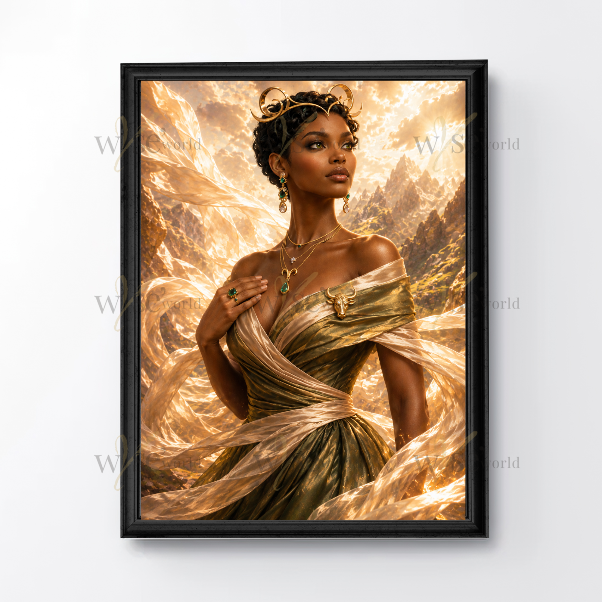 "Unmoved by the Storm" | Taurus Digital Art