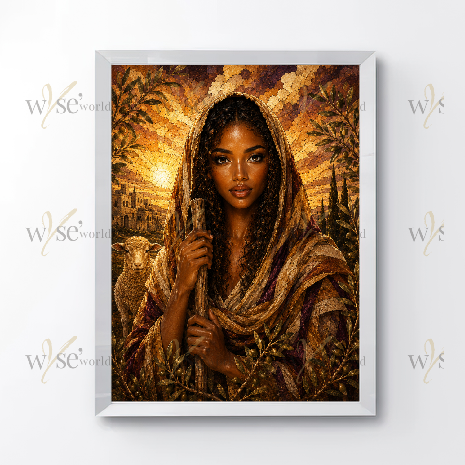 "Faithful Journey" | Mary Magdalene Digital Art 