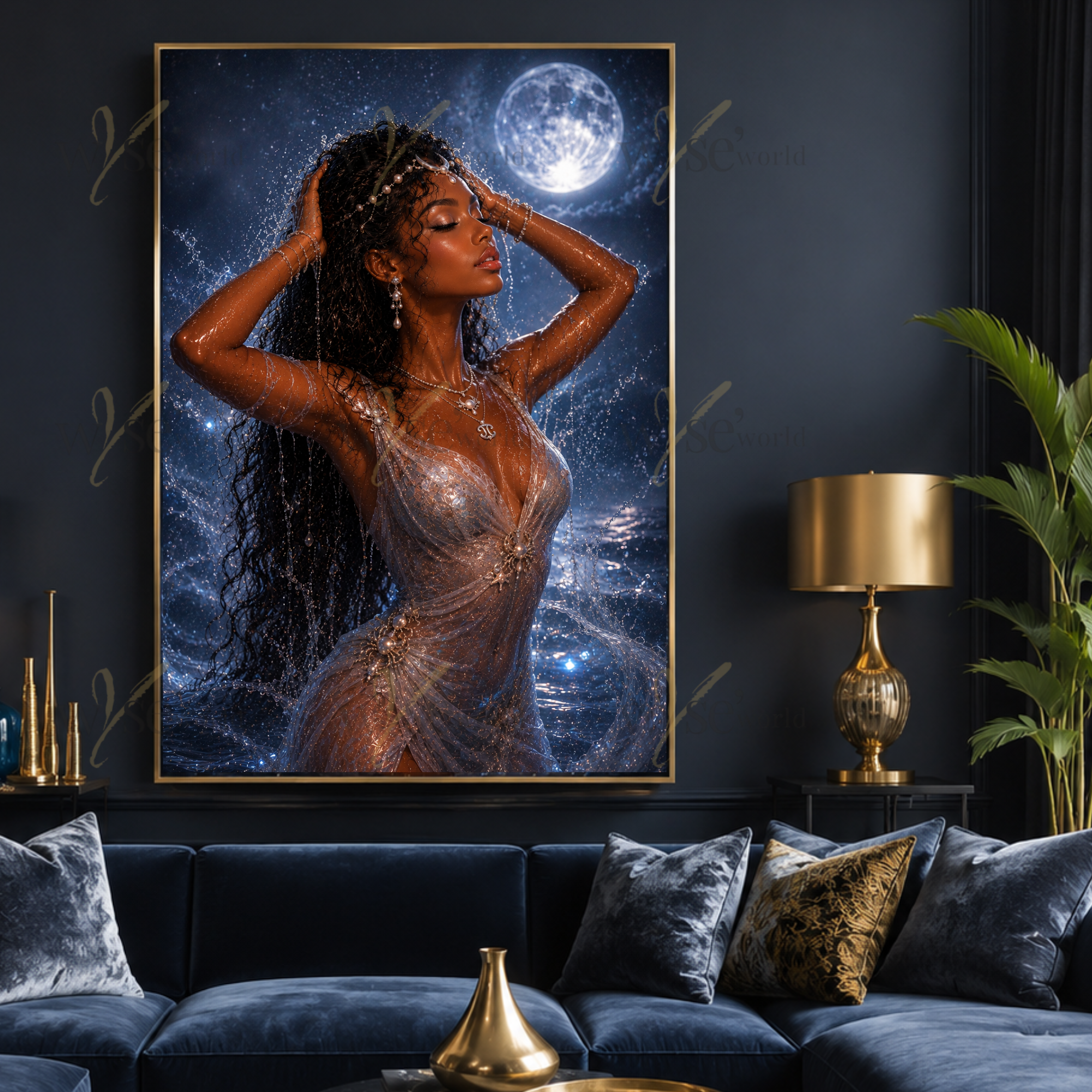 "Sacred Tides" | Cancer Inspired Poster