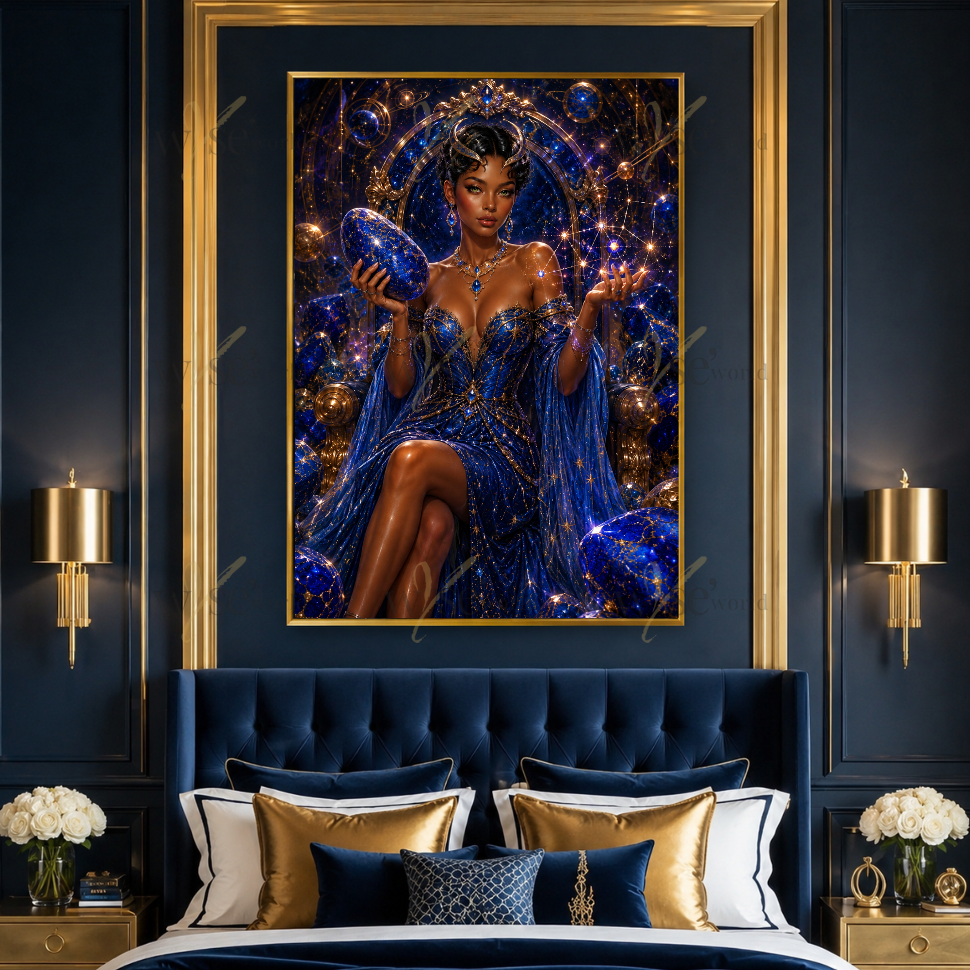 "Indigo Star" | Taurus Digital Art