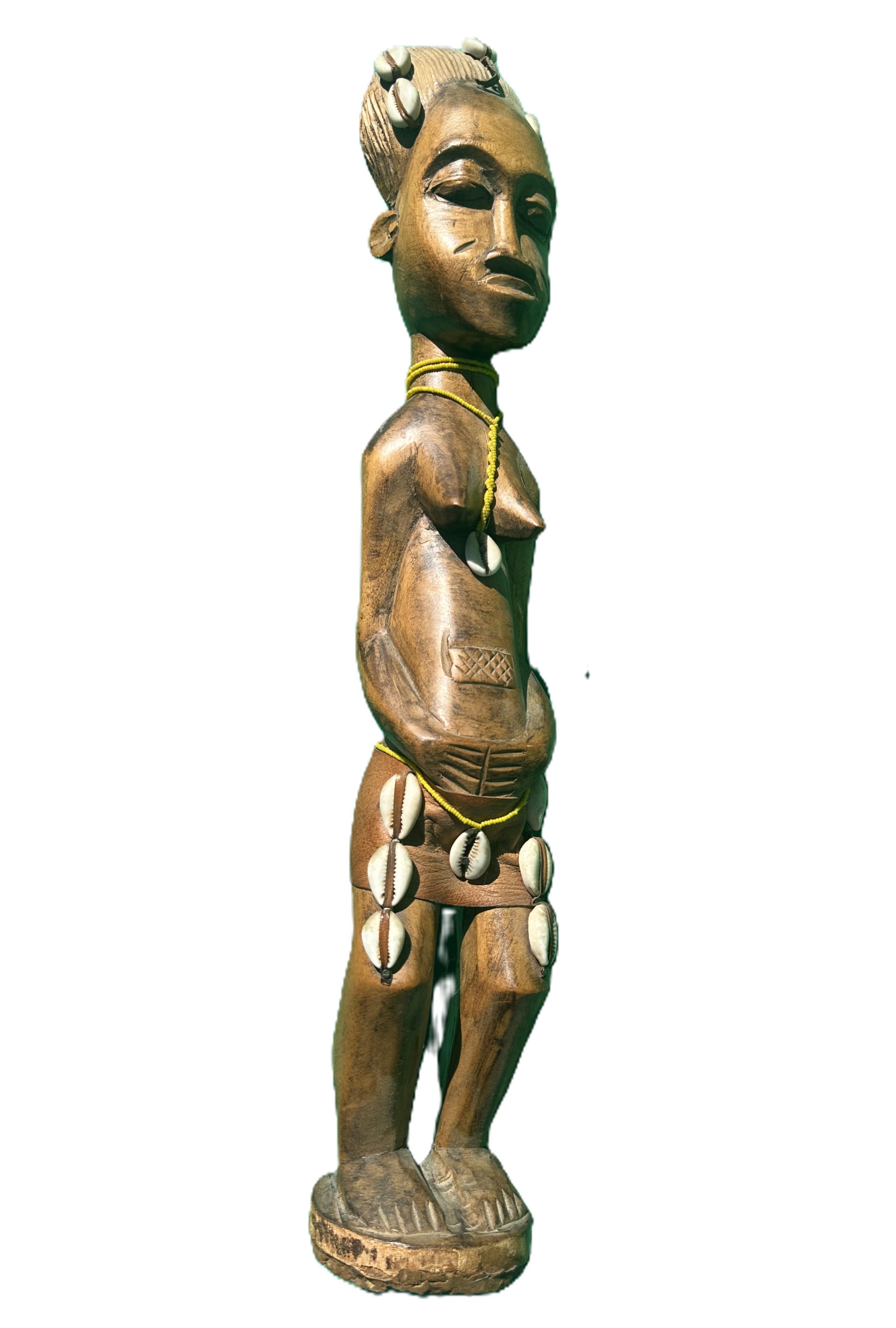 Statue en bois africain
