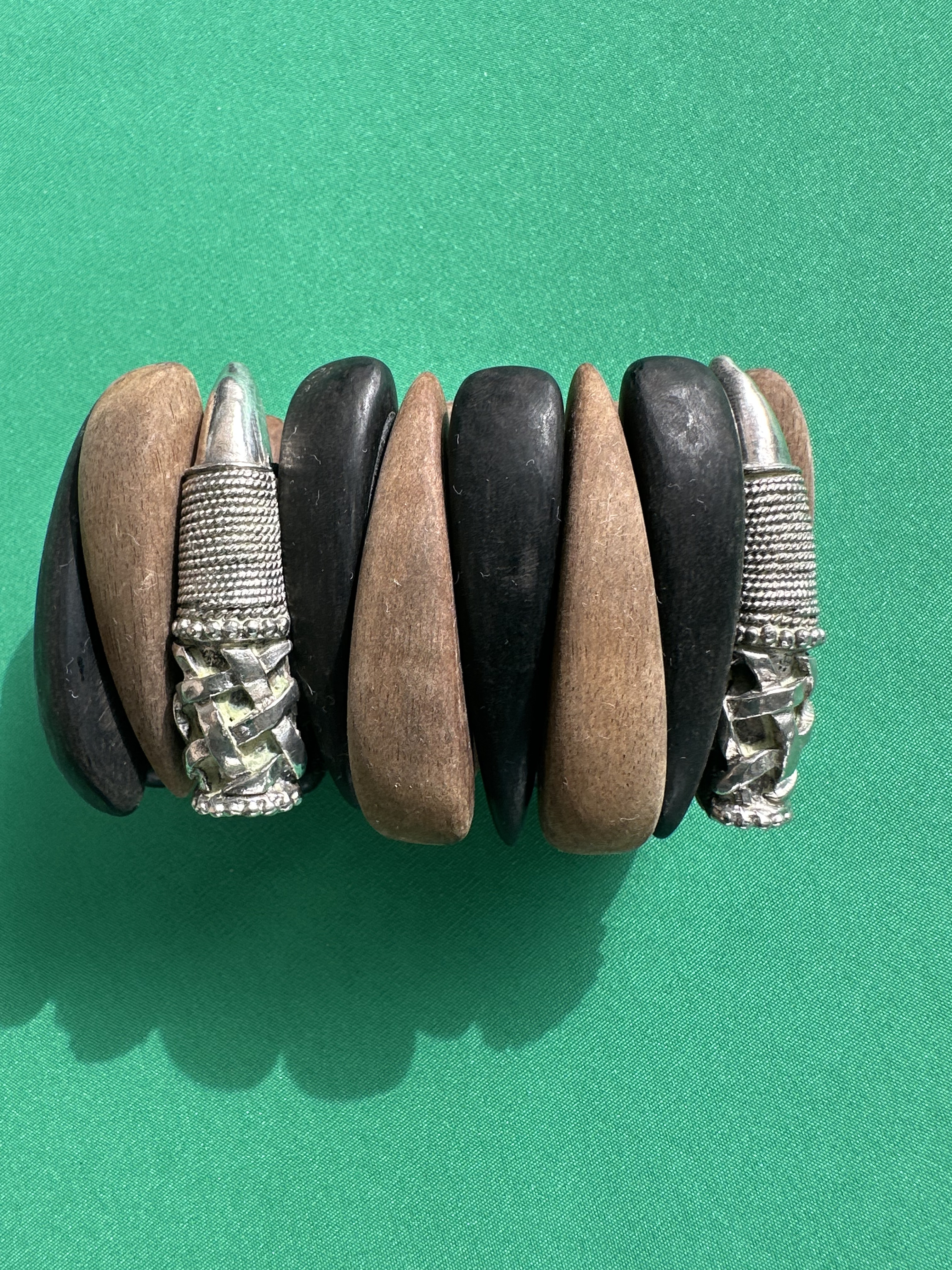 Bracelet en bois et métal