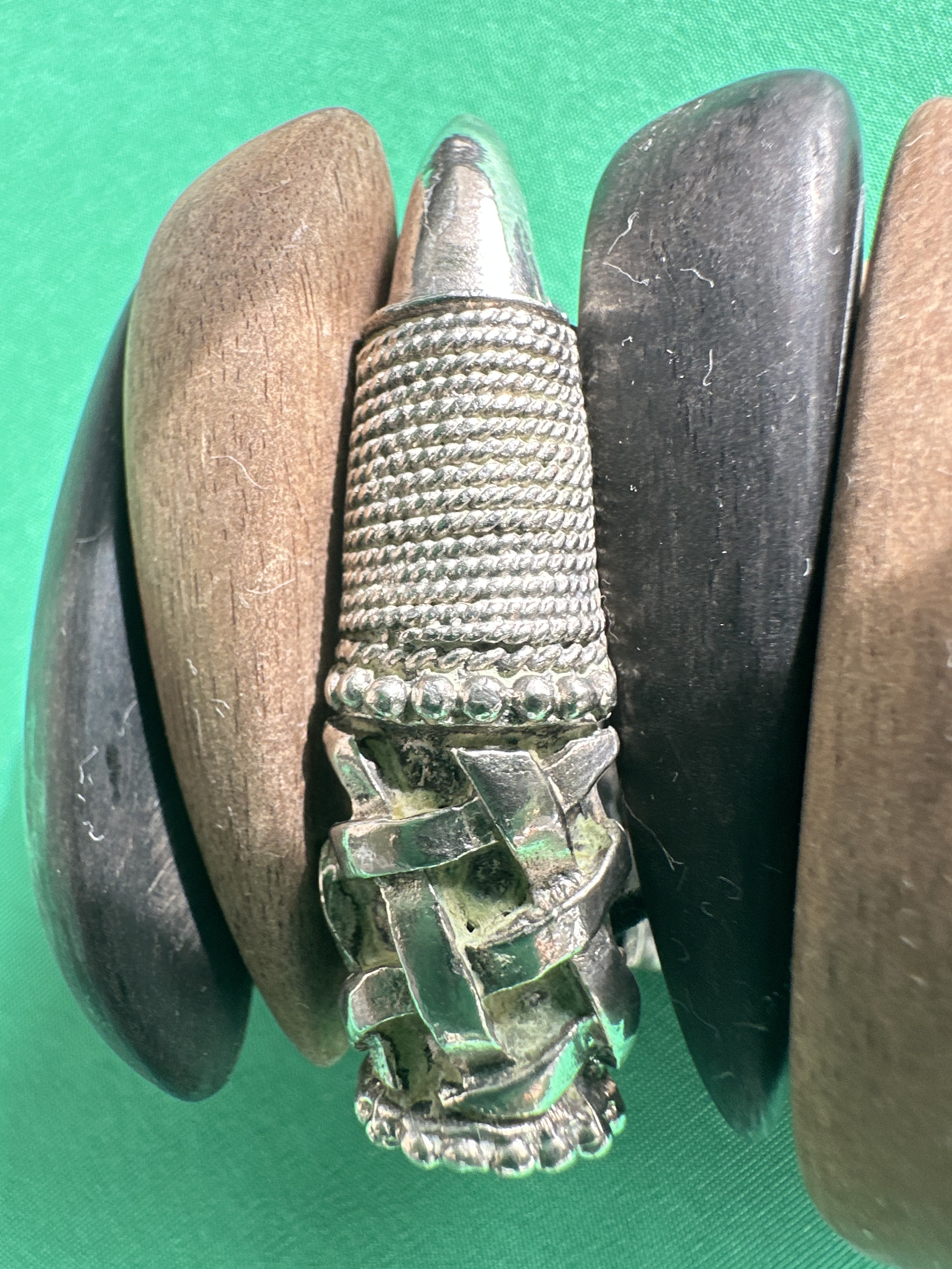 Bracelet en bois et métal