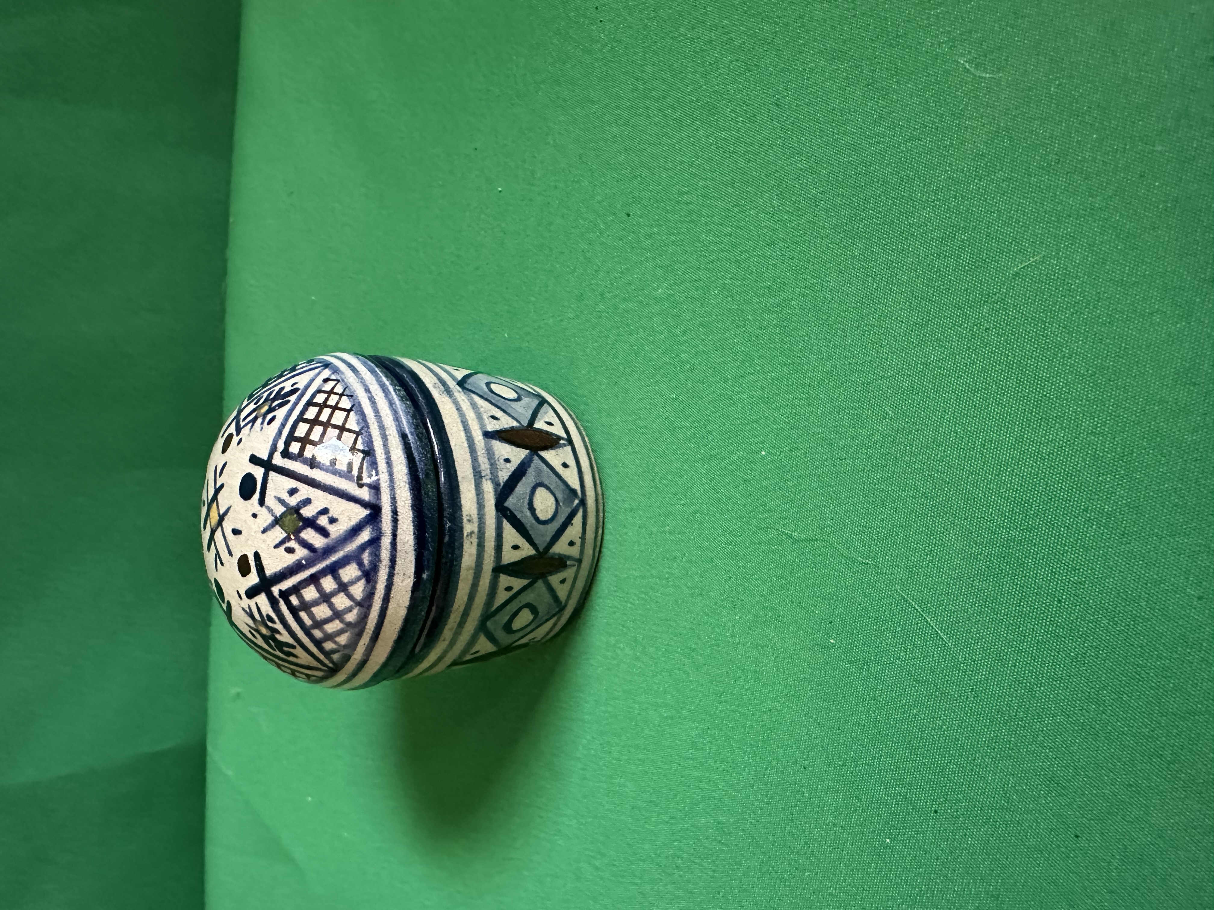 Boîte en céramique décorative