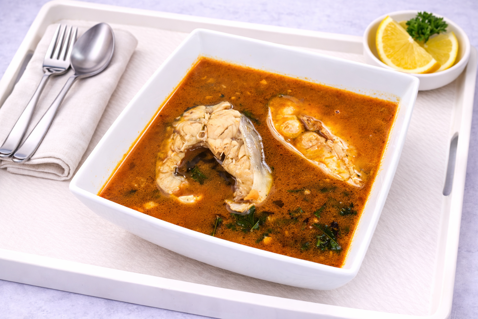 Fresh fish pepper soup 