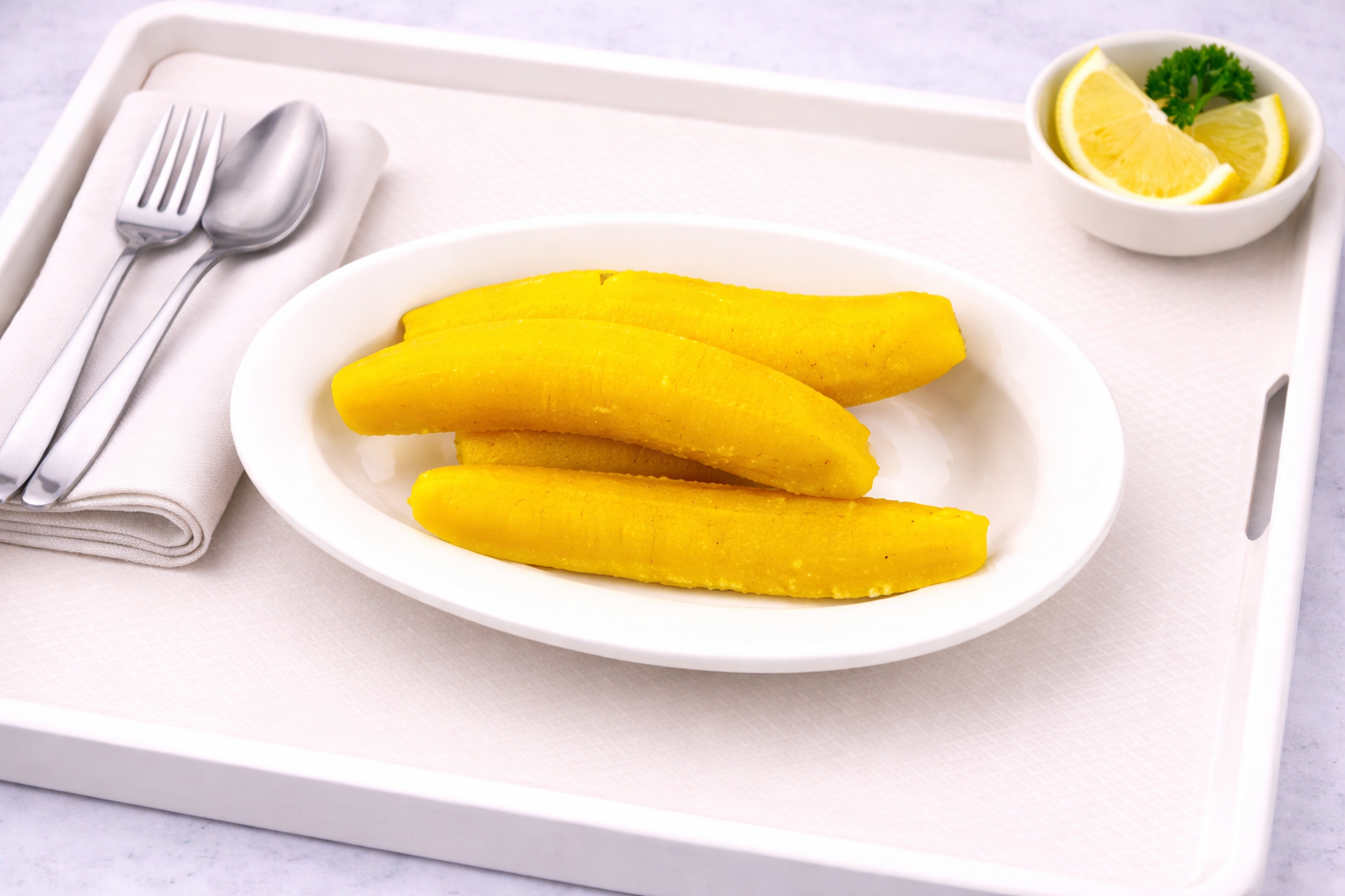 Boiled plantain 