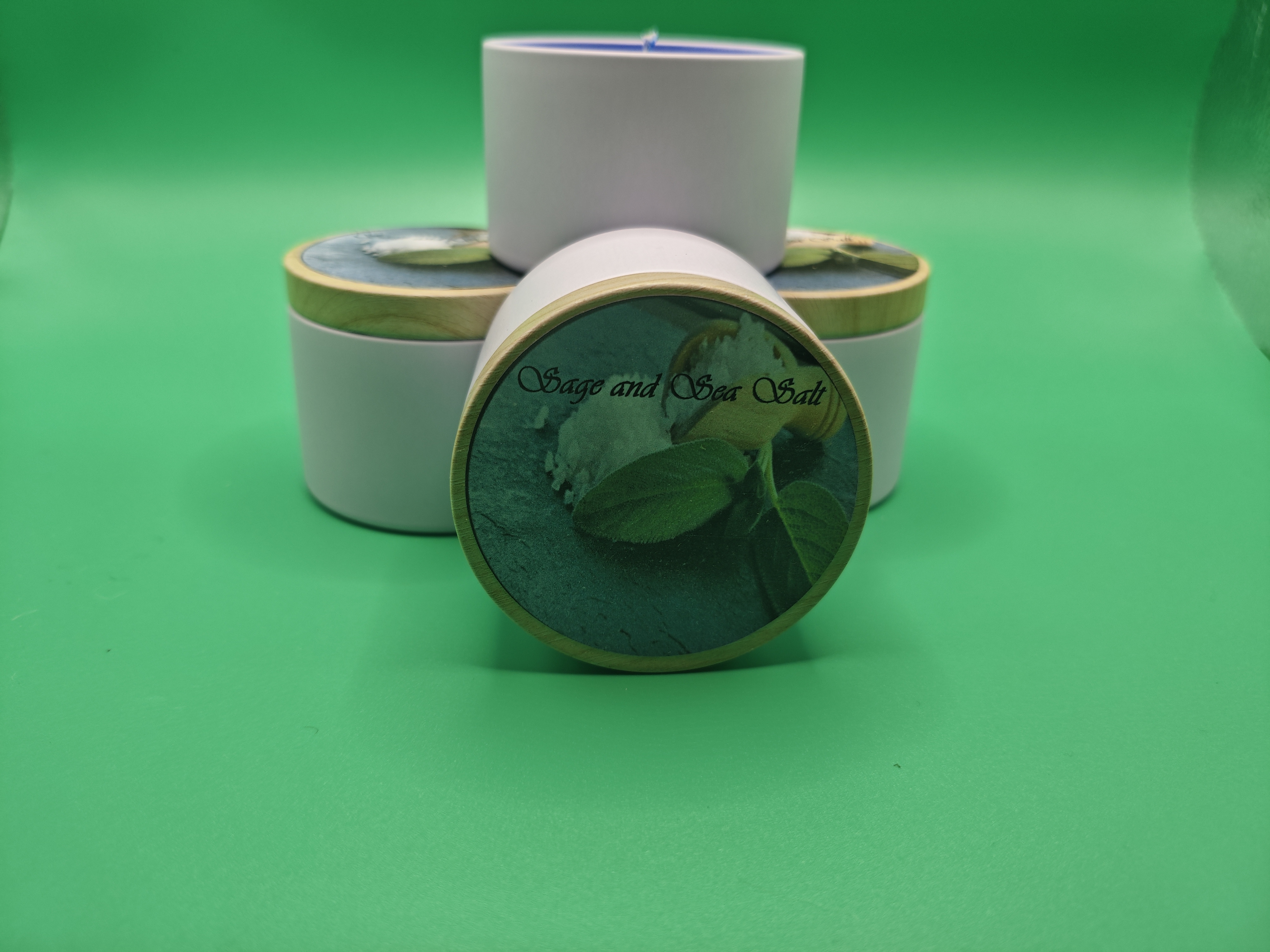 Sage and sea salt Scented Candle