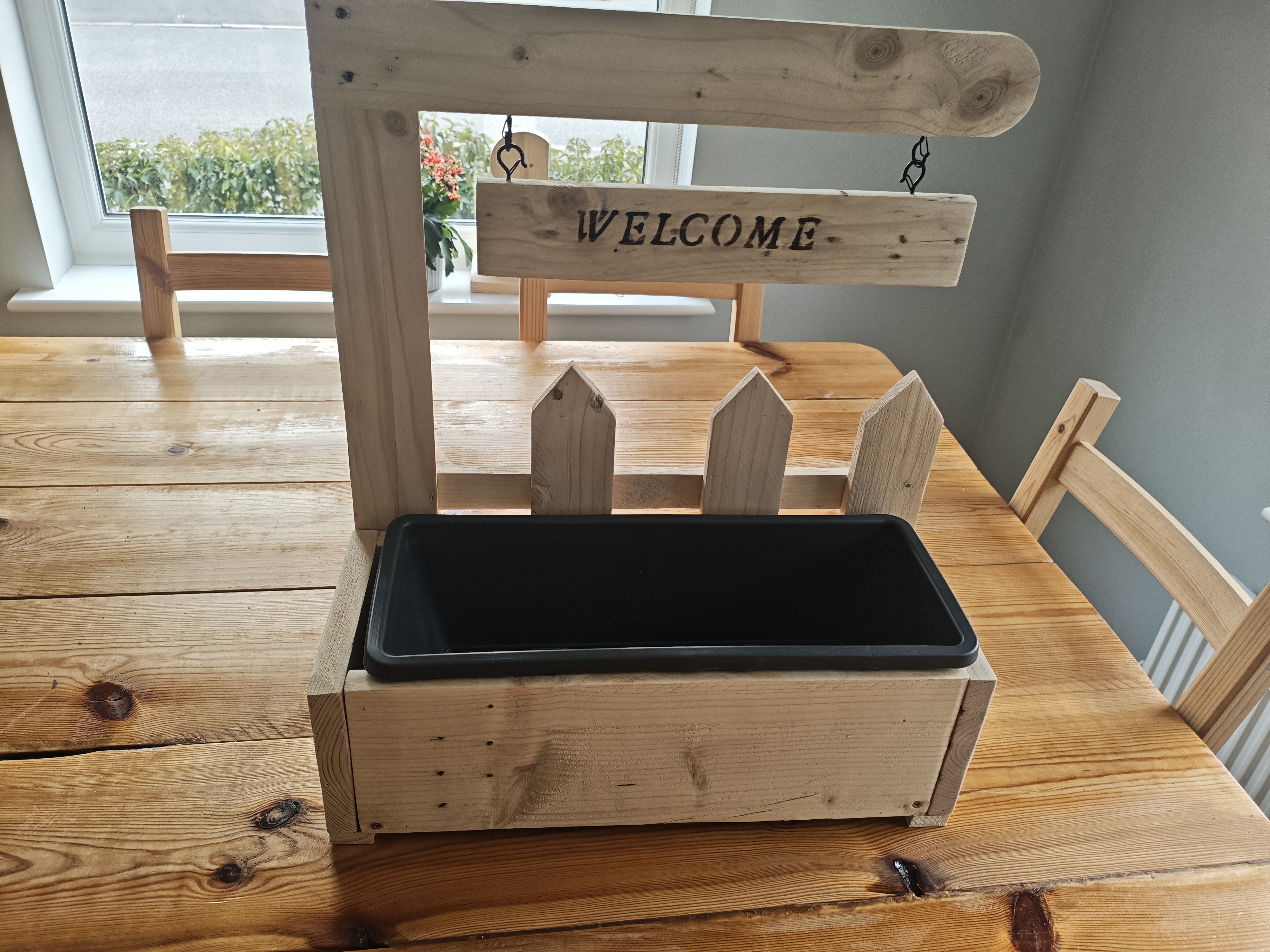 Rustic Wooden Planter