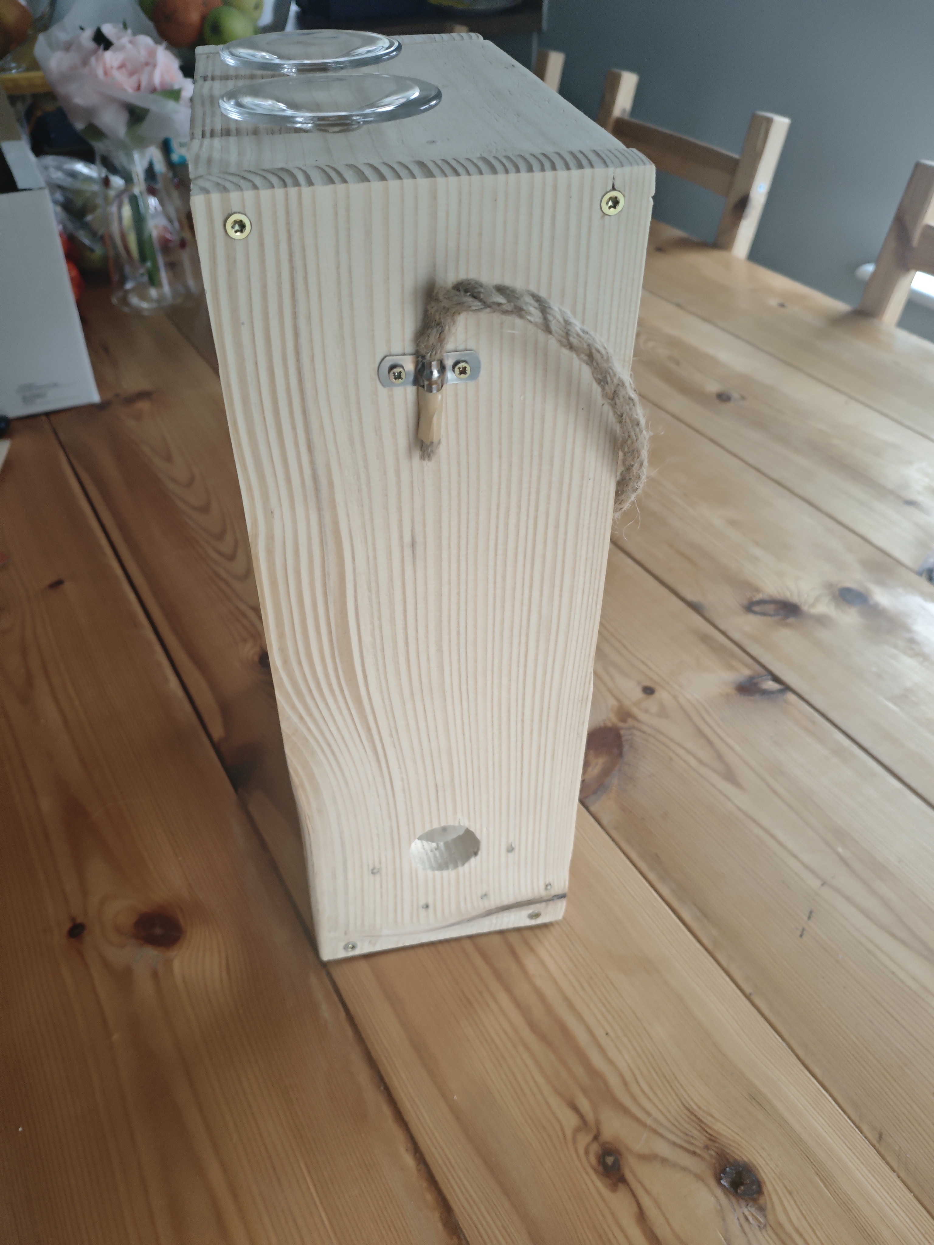 Wooden Wine Bottle Gift Box