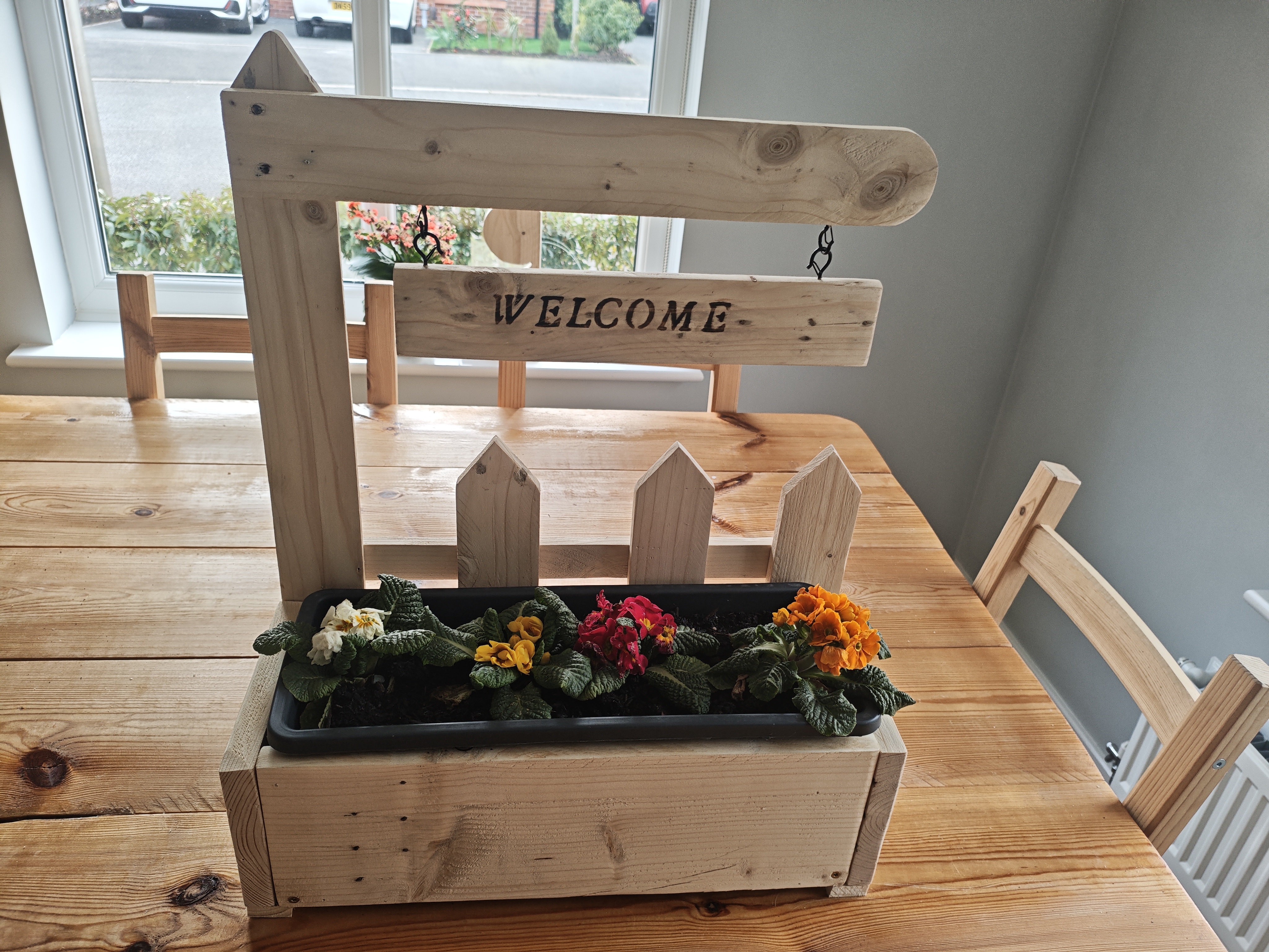 Rustic Wooden Planter