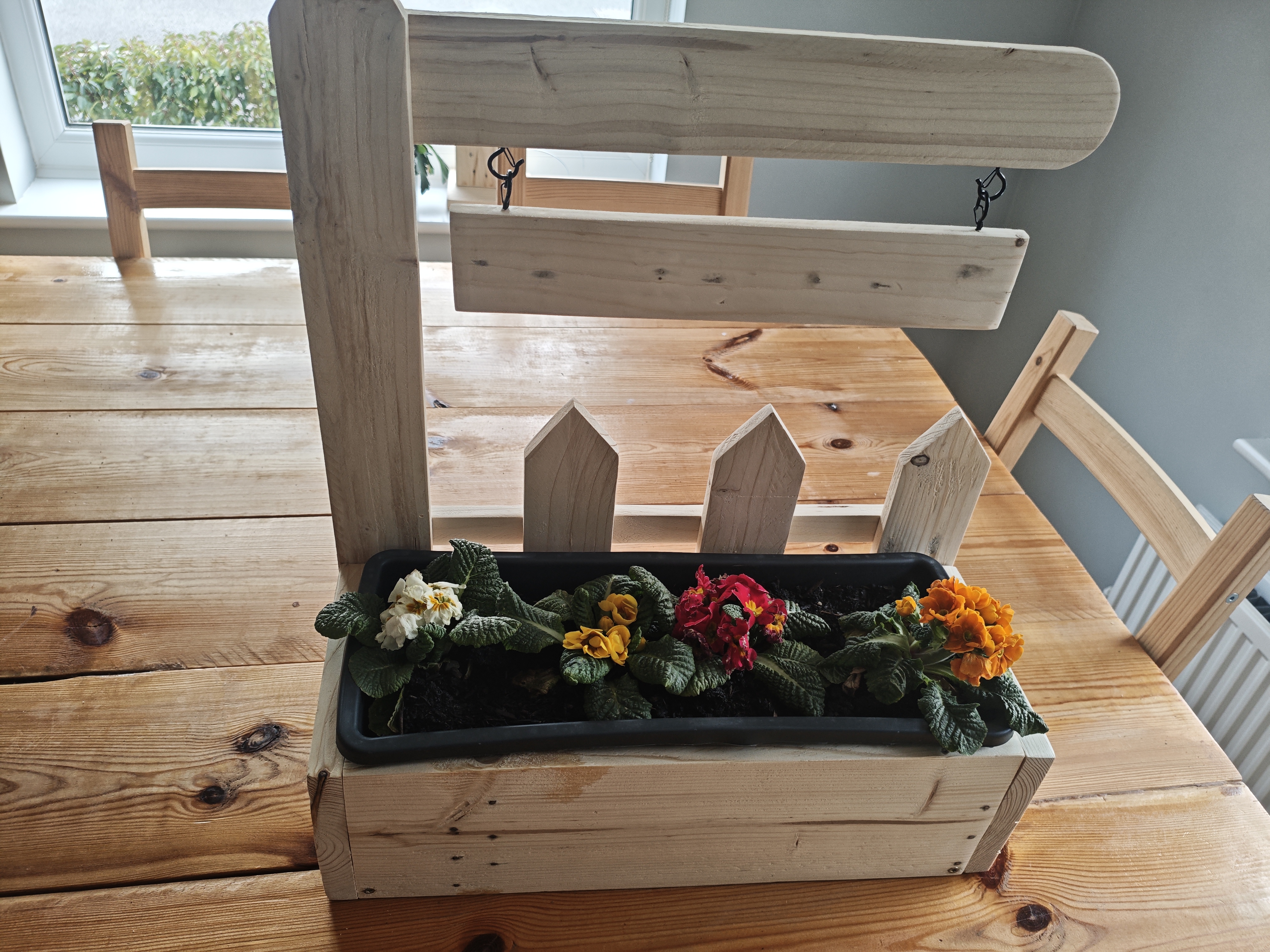 Rustic Wooden Planter