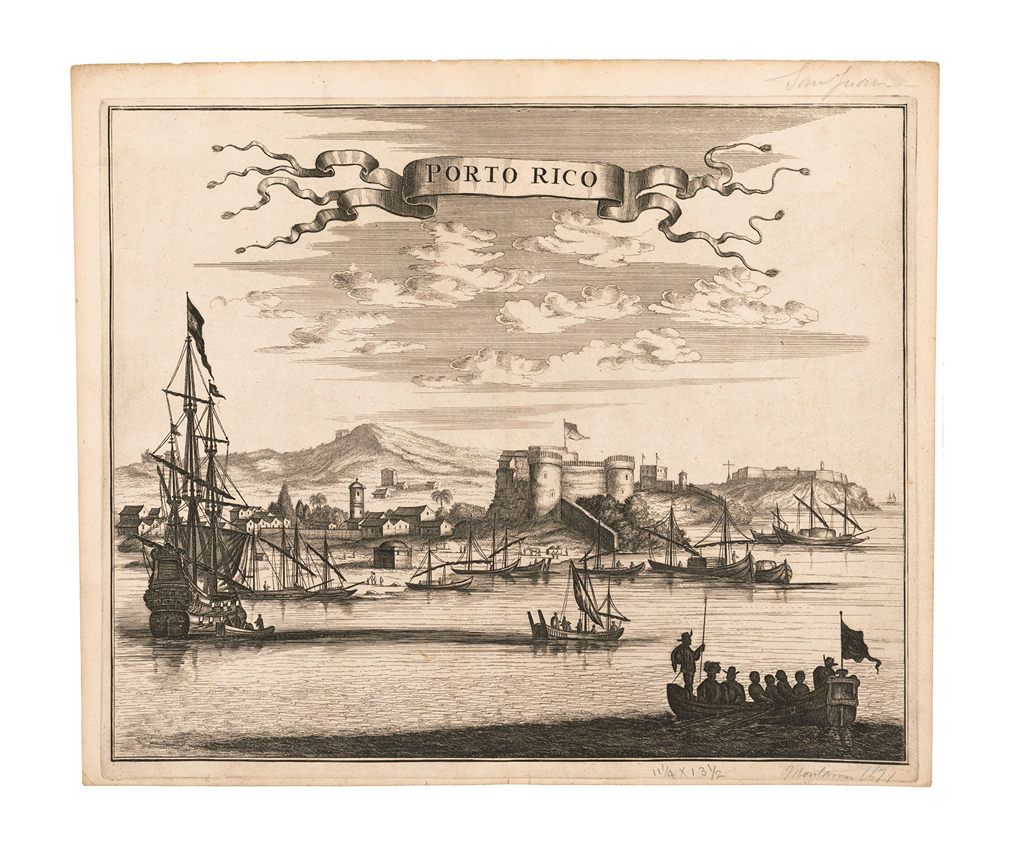 Grabado del Puerto de San Juan