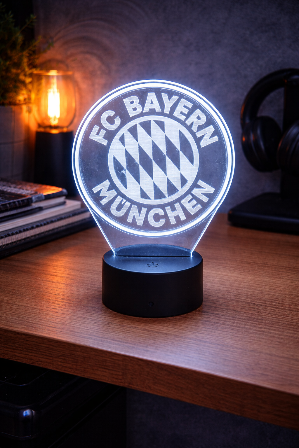 Personalised FC Bayern Munchen 3D LED Night Light