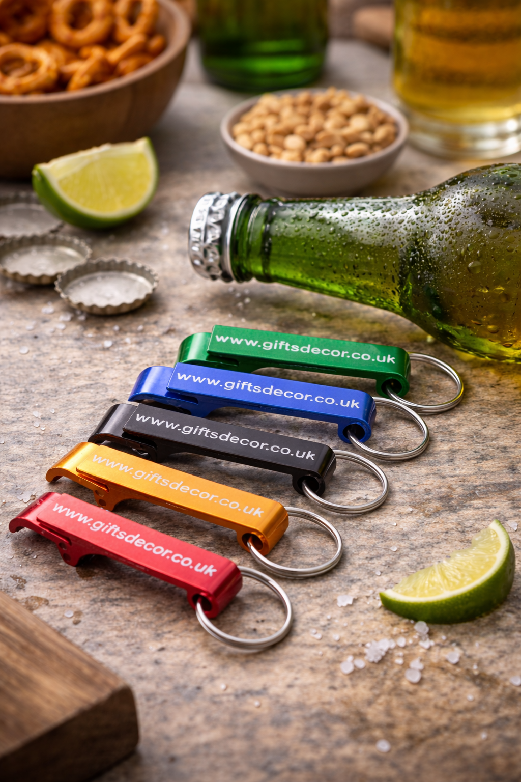 Personalised Bottle Opener Keyring | Custom Engraved Aluminum Claw Bar Keychain | Pocket Beer Opener | Gift for Him | Groomsmen Gift