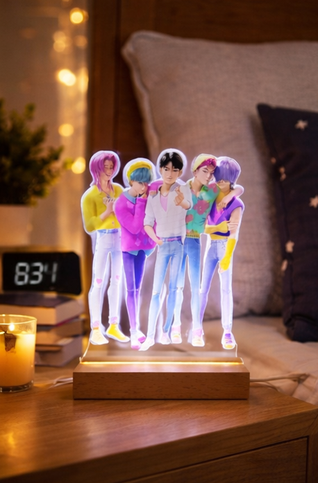 K-pop Saja Boys LED Acrylic Lamp
