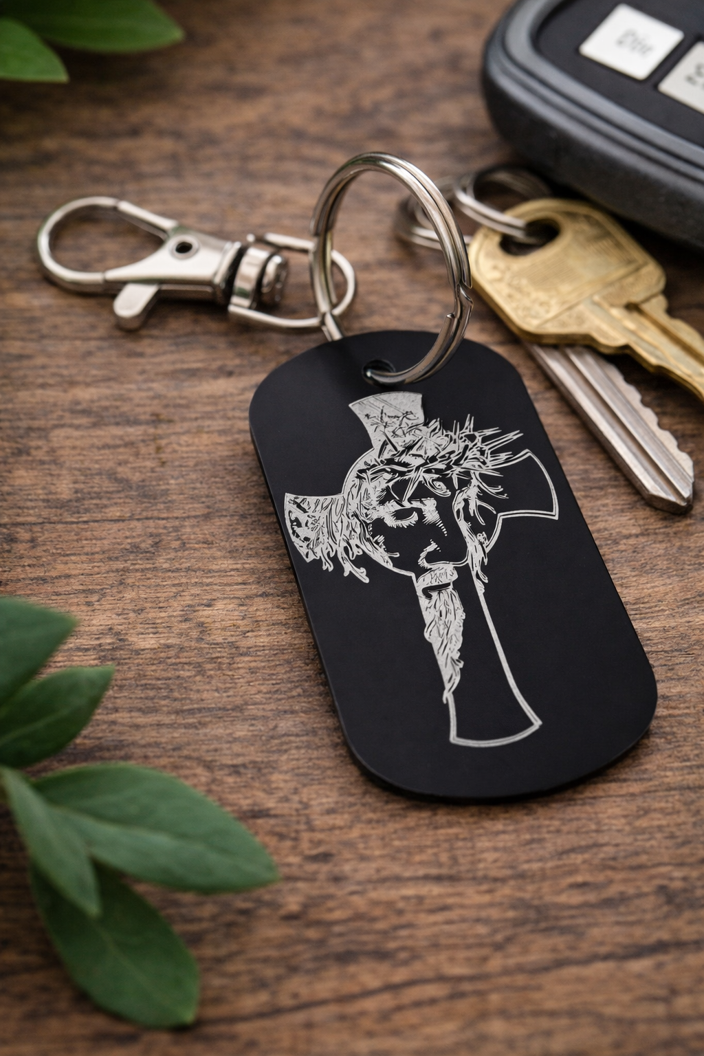 Custom Metal Stamping Blanks 5x3cm Aluminium Keychain Tags
