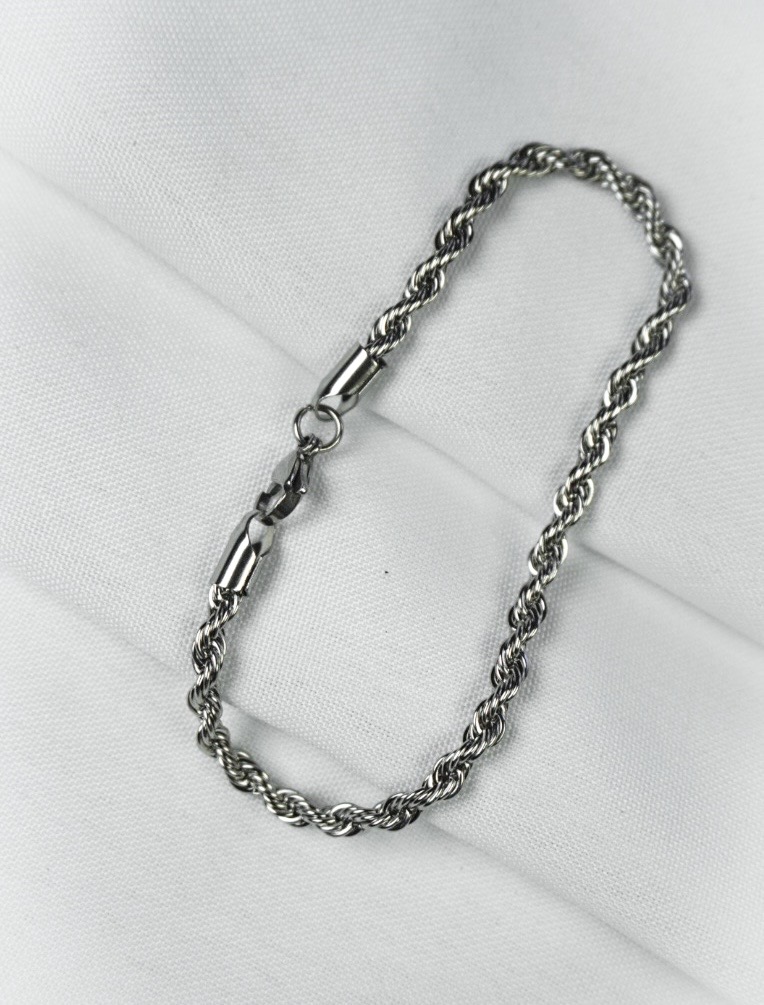 Stainless Steel Rope Chain Bracelet